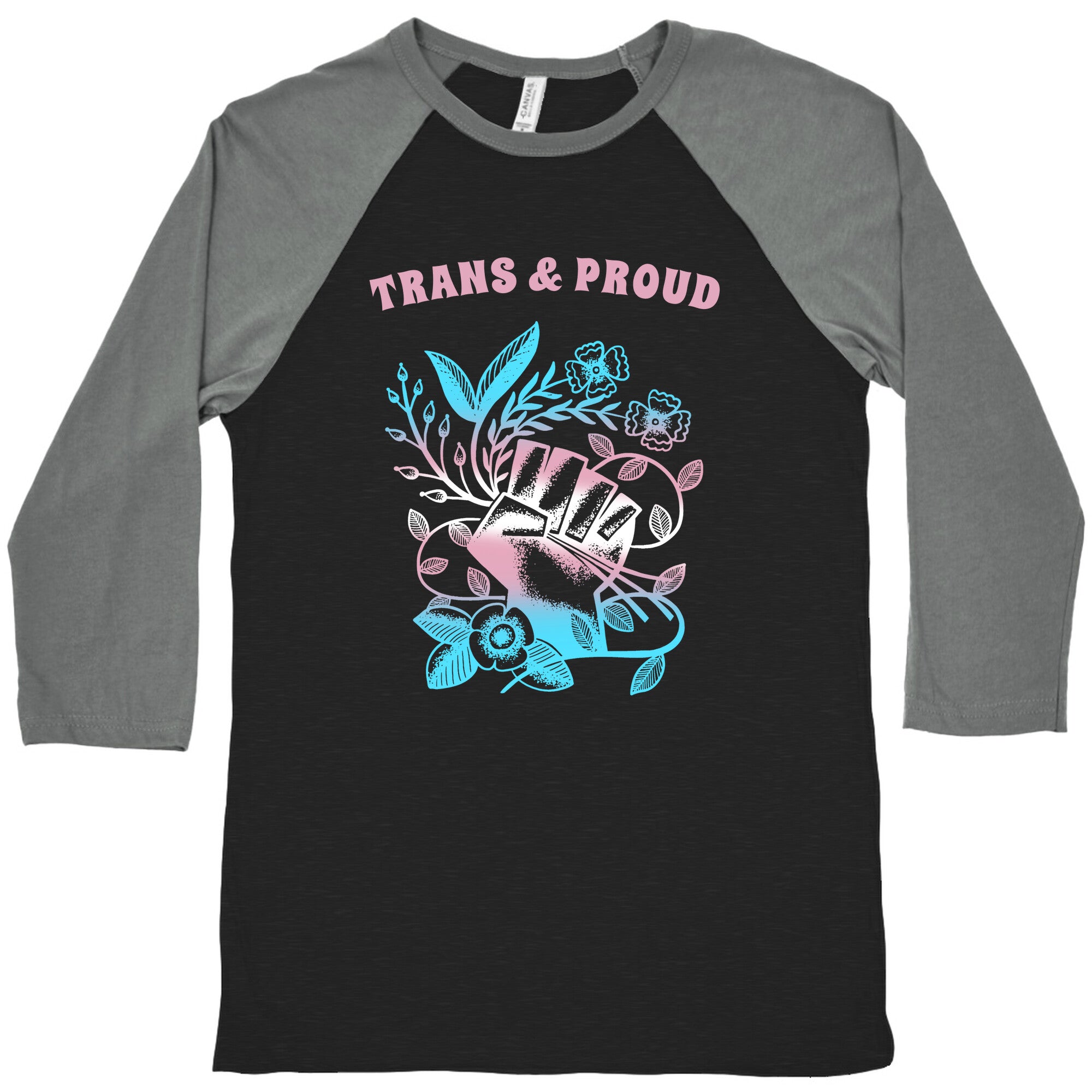 Trans & Proud Baseball Tee