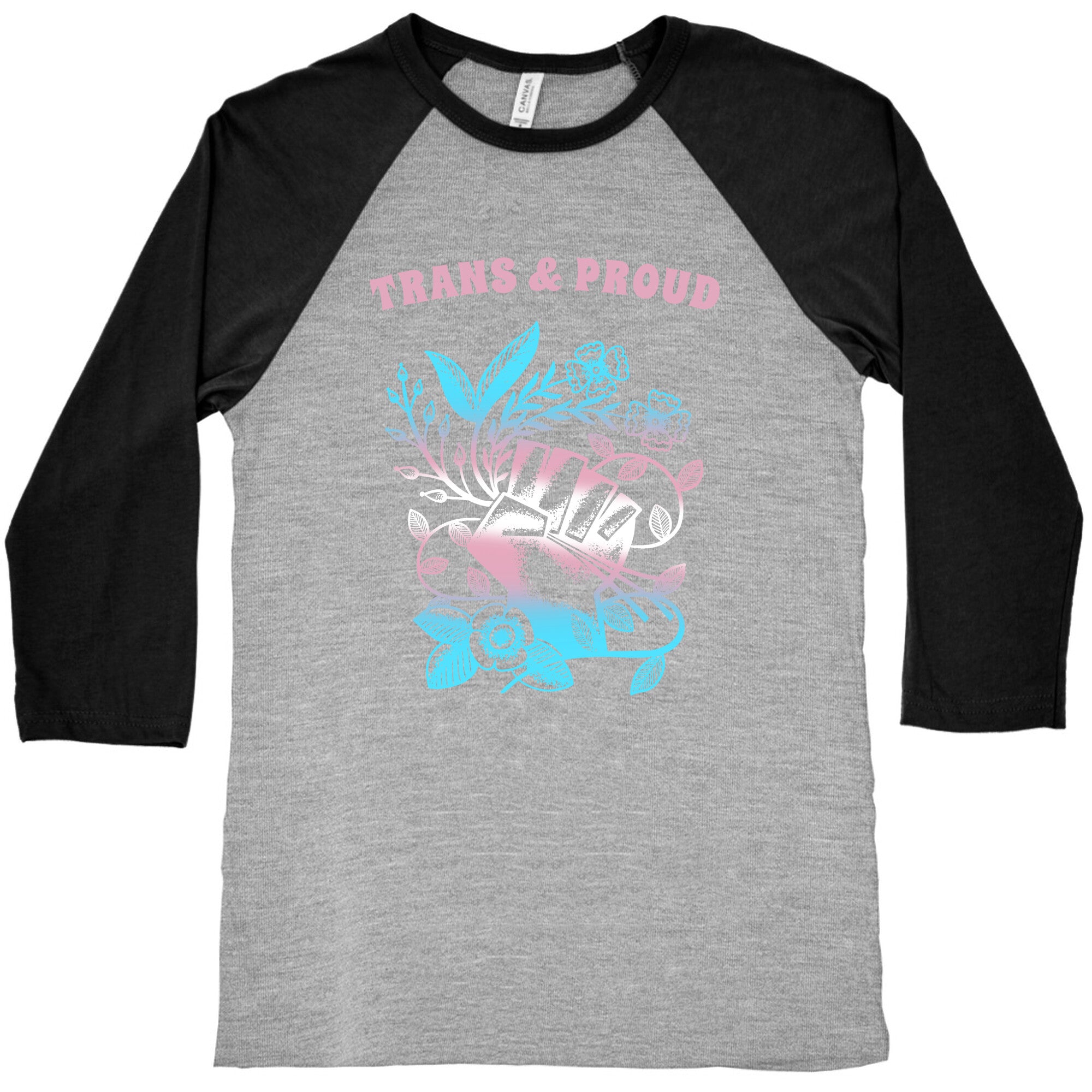 Trans & Proud Baseball Tee
