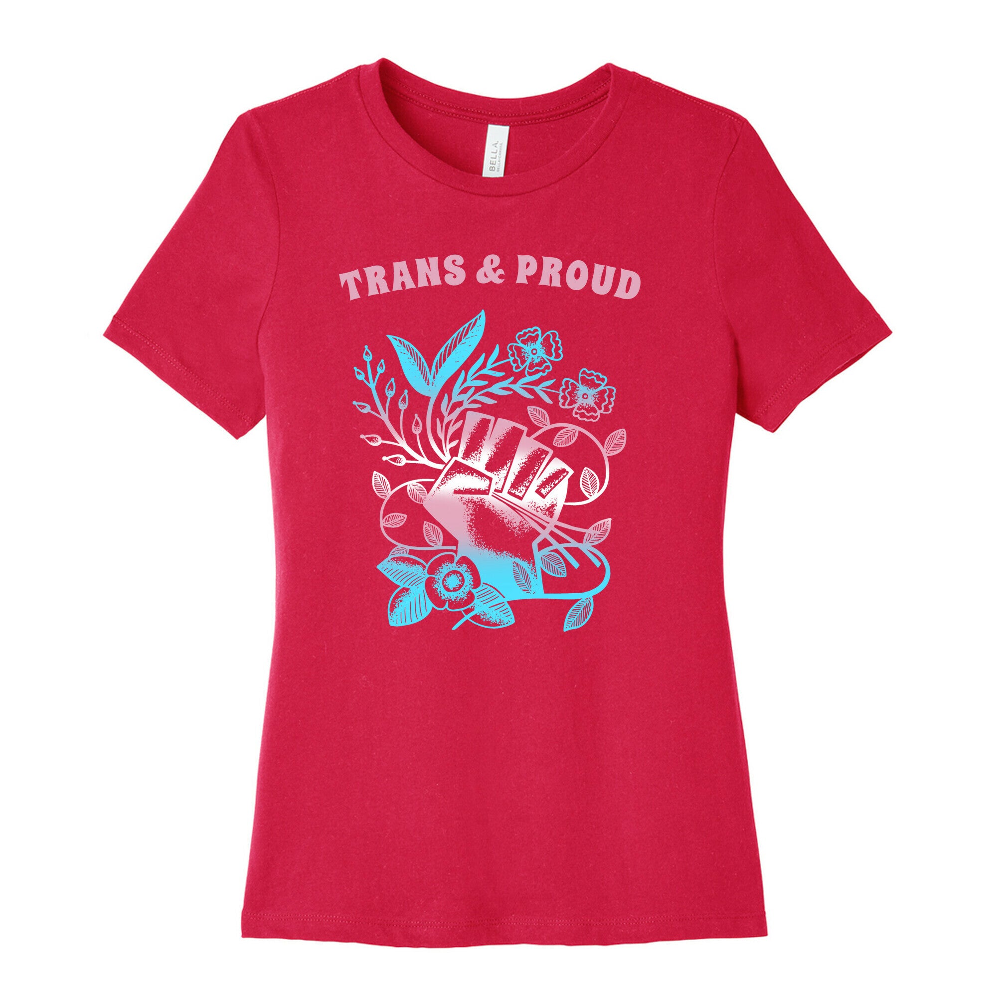 Trans & Proud Women's Cotton Tee