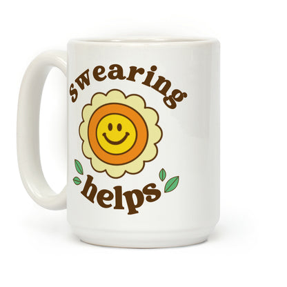 Swearing Helps Coffee Mug