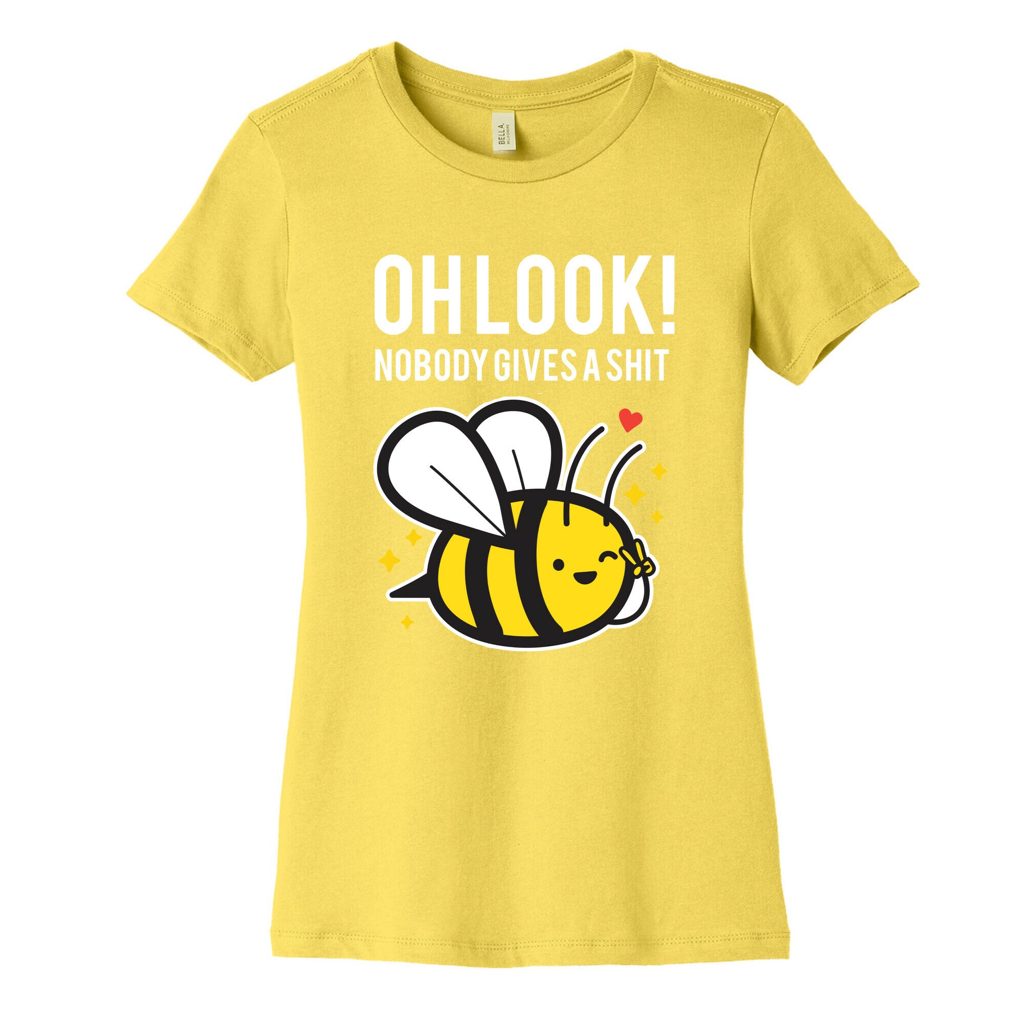 Oh Look! Nobody Gives A Shit Women's Cotton Tee