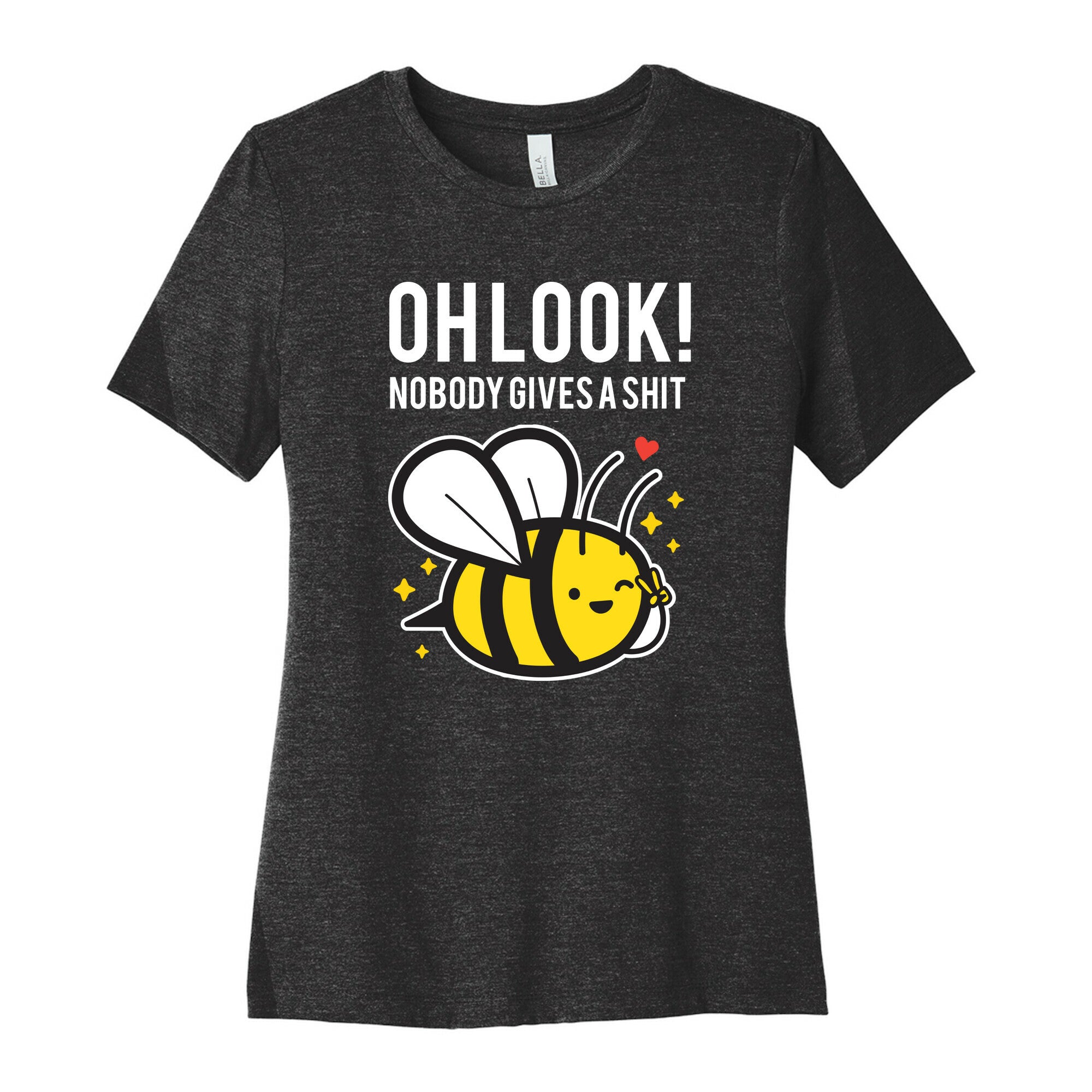 Oh Look! Nobody Gives A Shit Women's Cotton Tee