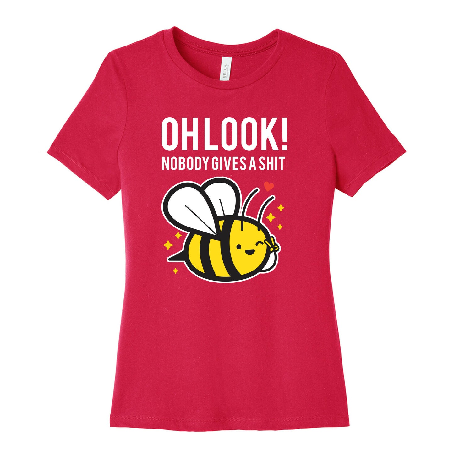 Oh Look! Nobody Gives A Shit Women's Cotton Tee