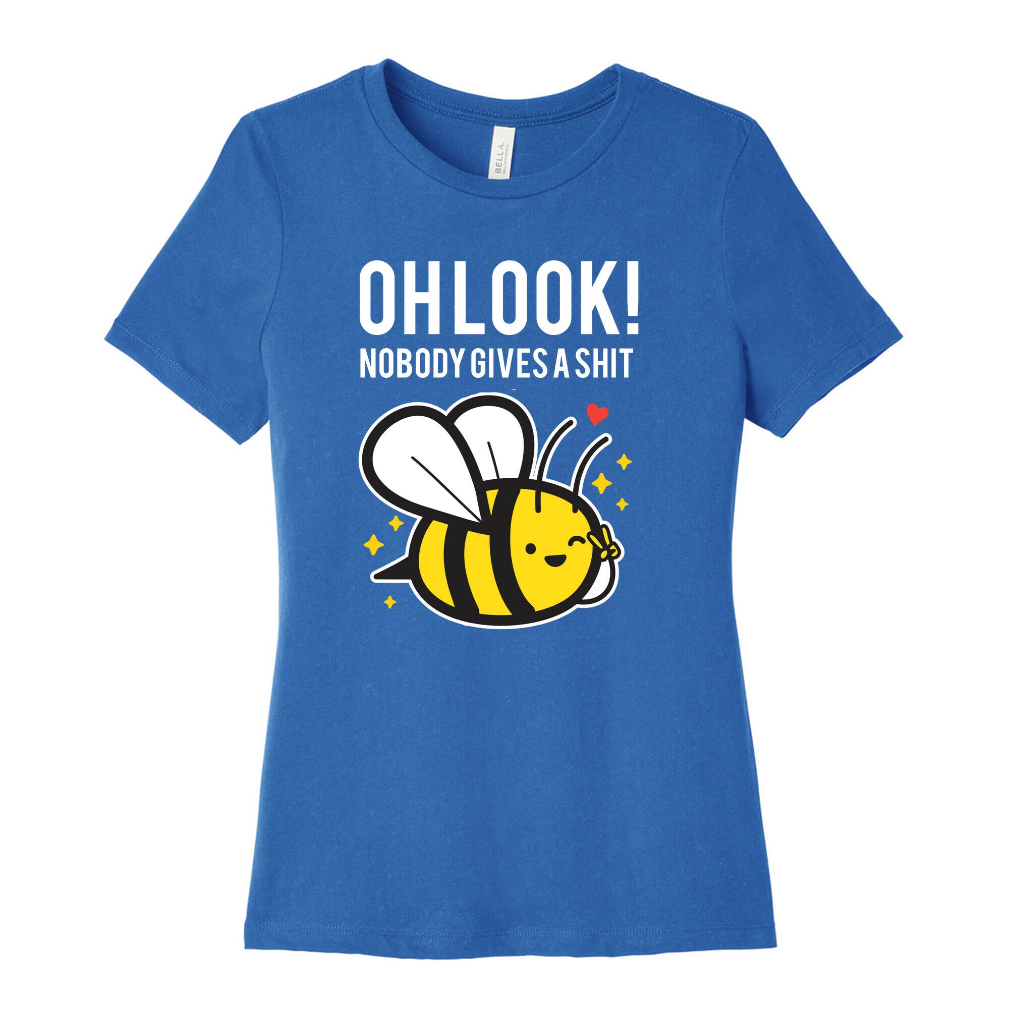 Oh Look! Nobody Gives A Shit Women's Cotton Tee