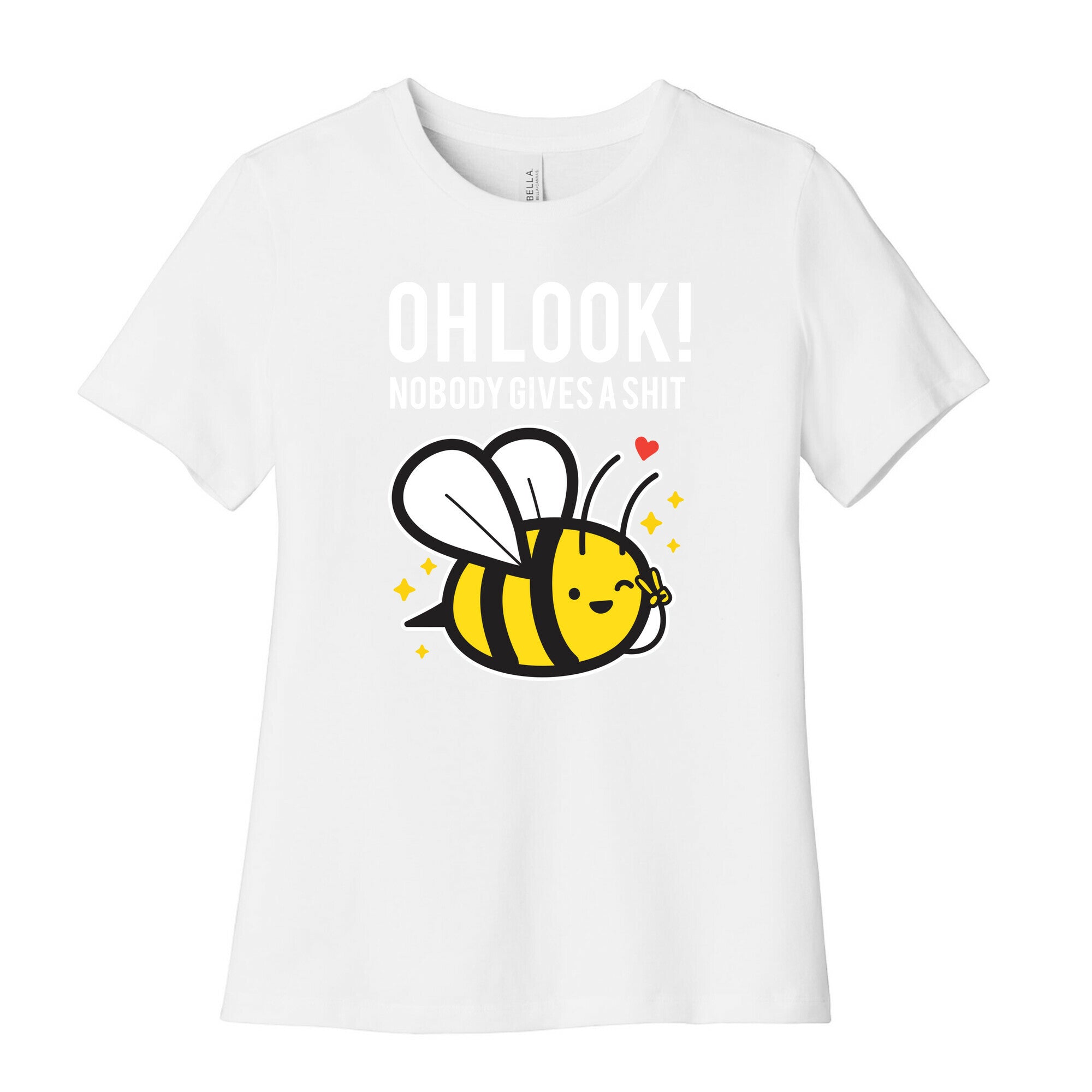 Oh Look! Nobody Gives A Shit Women's Cotton Tee