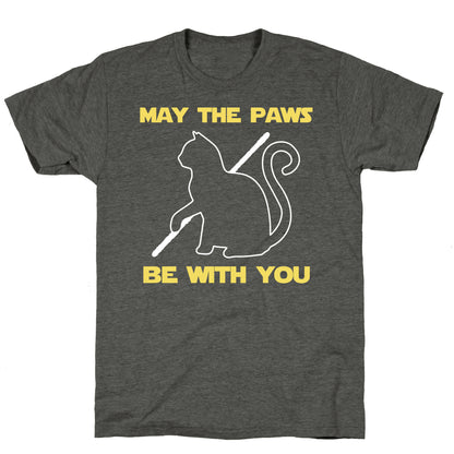 May The Paws Be With You Unisex Triblend Tee