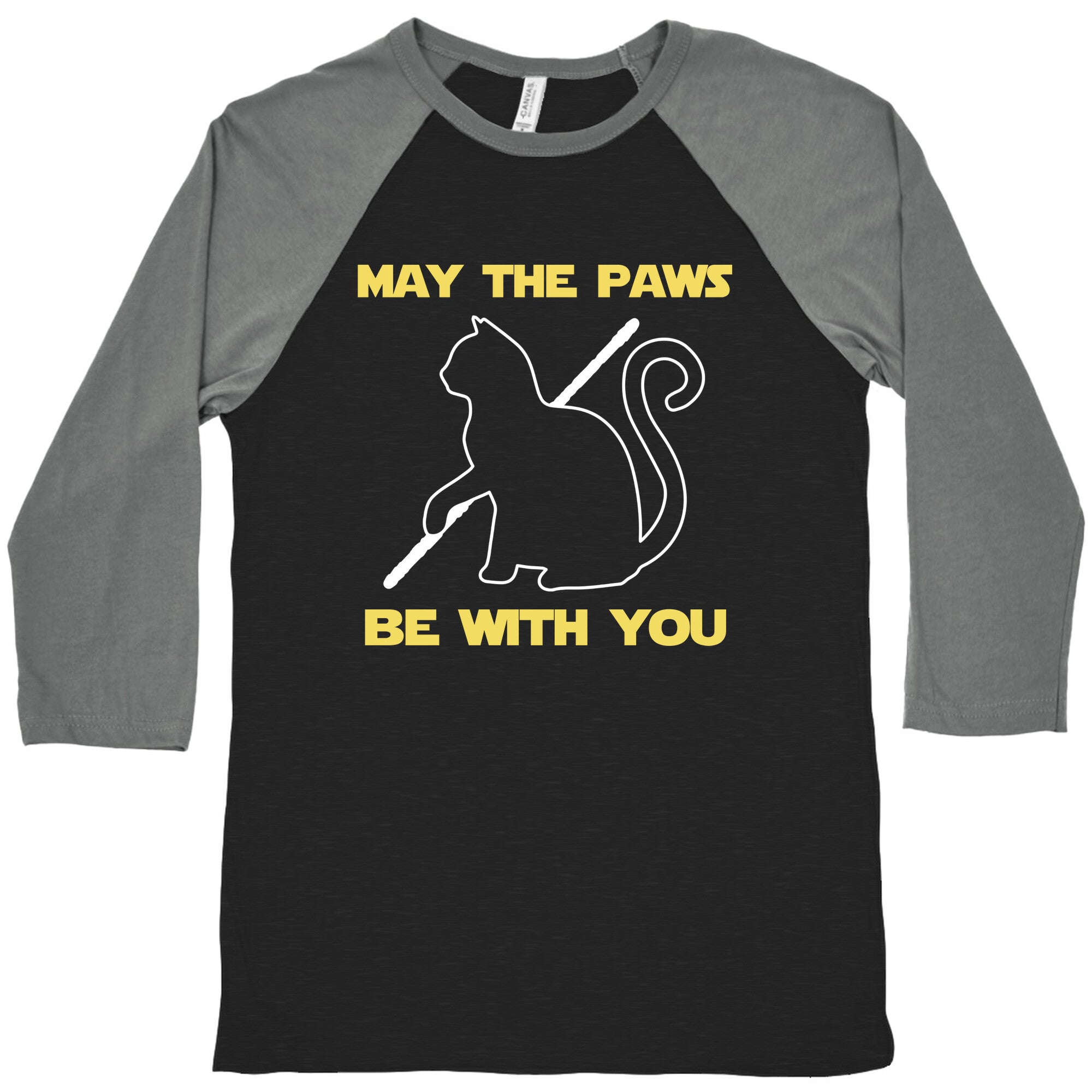 May The Paws Be With You Baseball Tee