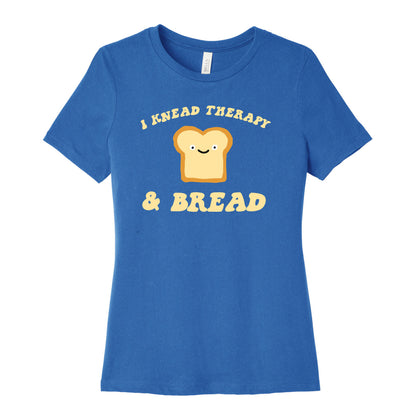 I Knead Therapy and Bread Women's Cotton Tee