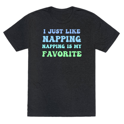 Napping Is My Favorite Hobby Unisex Triblend Tee