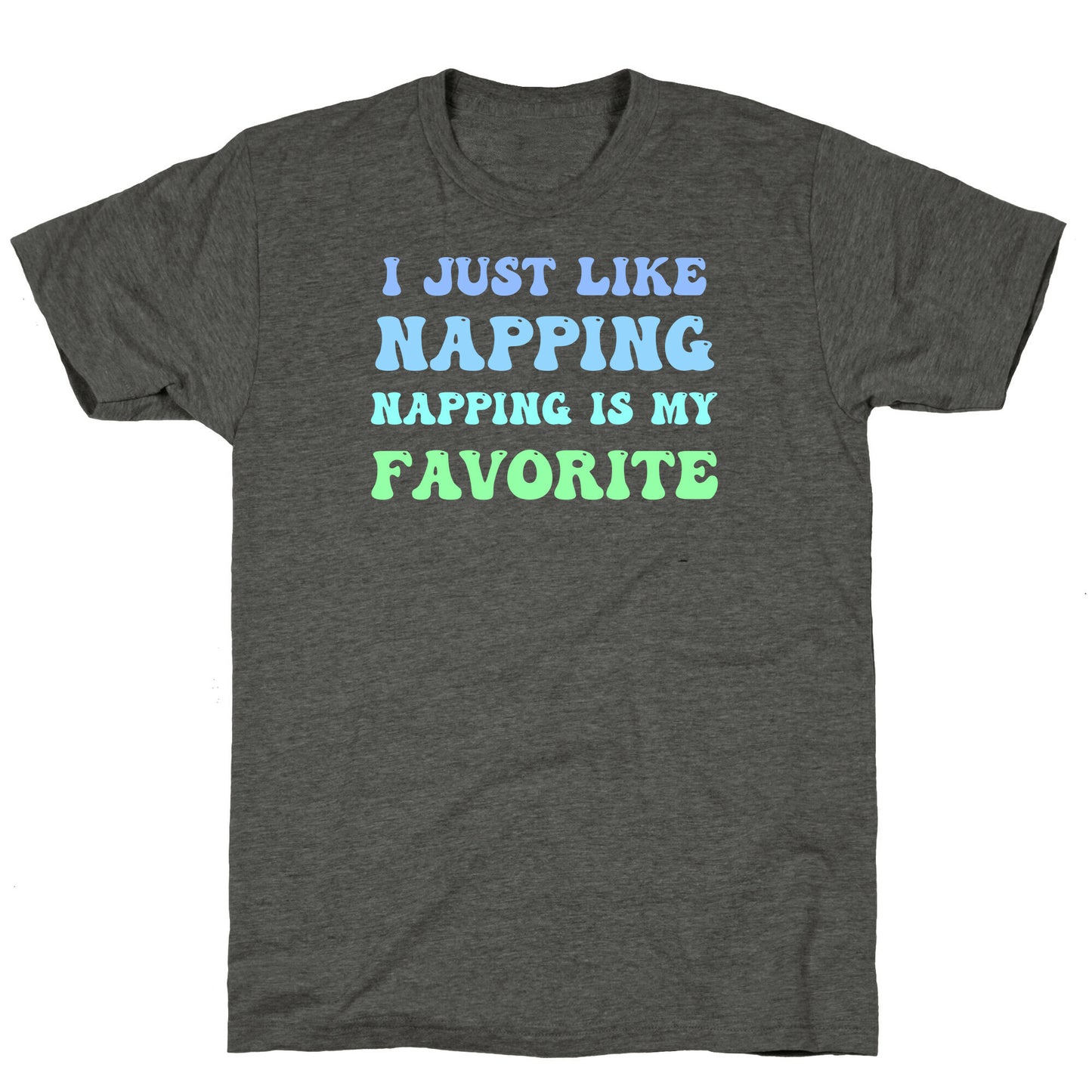 Napping Is My Favorite Hobby Unisex Triblend Tee