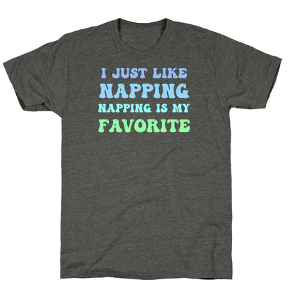 Napping Is My Favorite Hobby Unisex Triblend Tee
