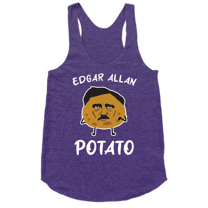 Edgar Allan Potato  Racerback Tank