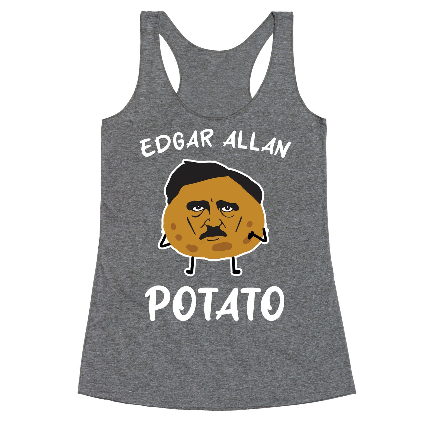 Edgar Allan Potato  Racerback Tank