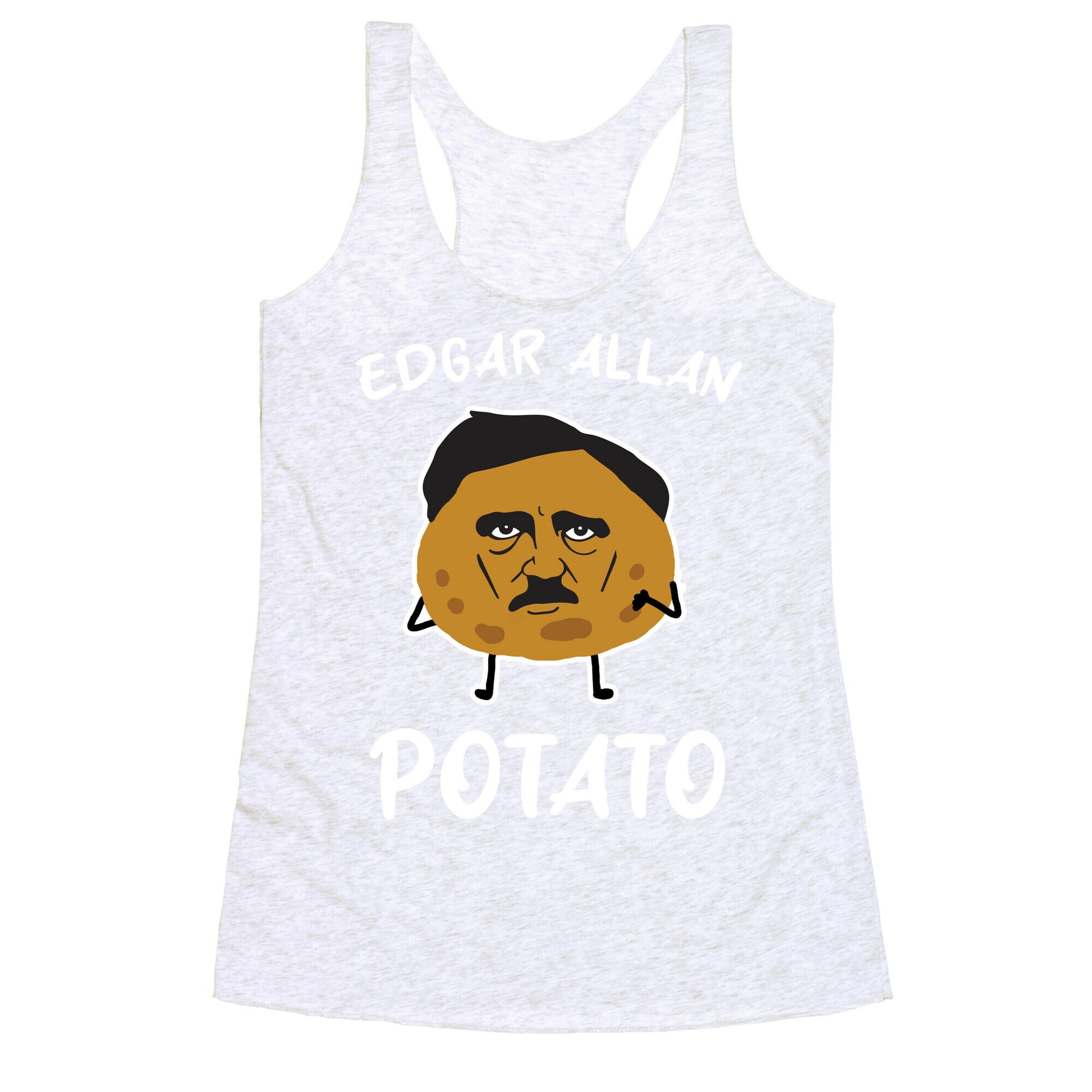 Edgar Allan Potato  Racerback Tank