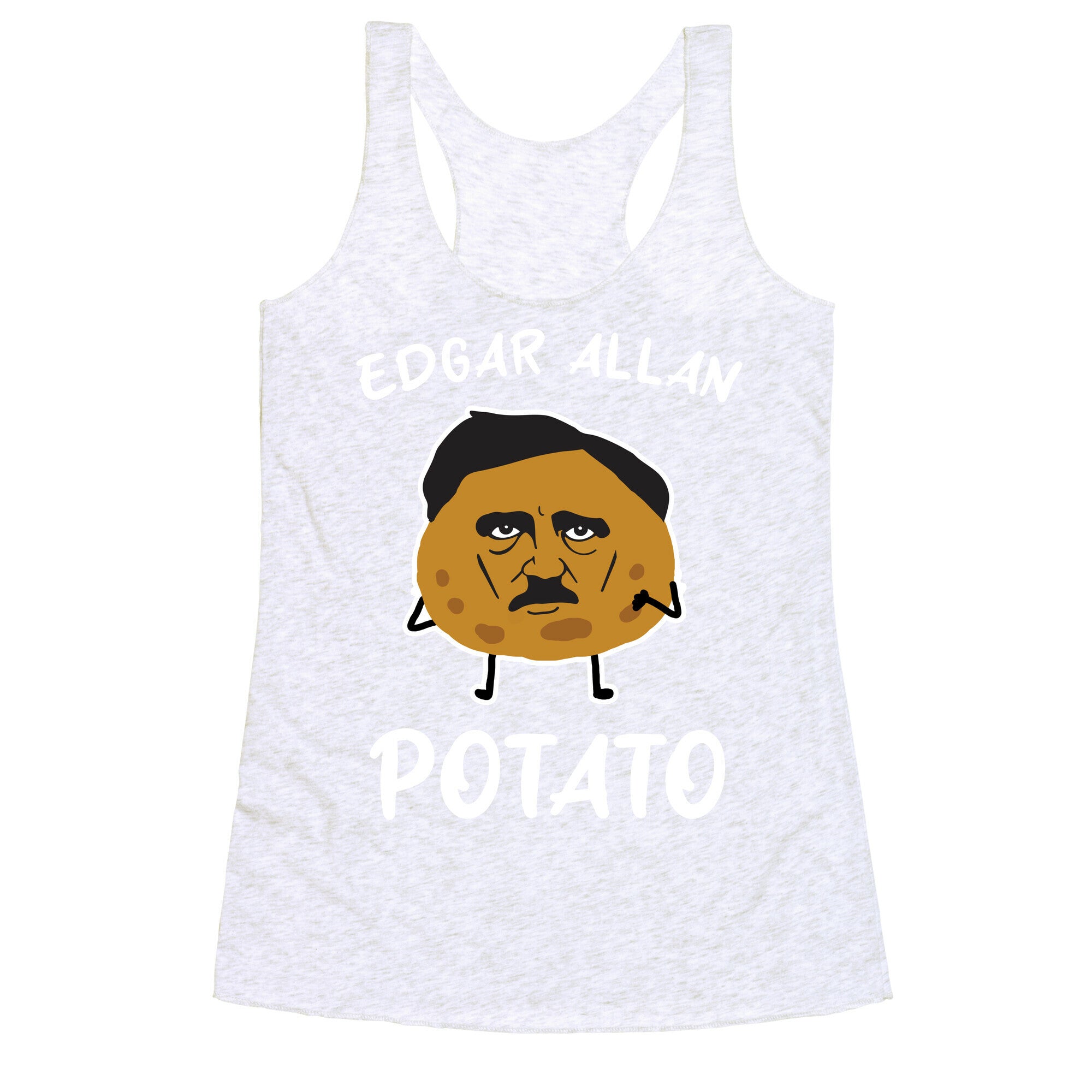 Edgar Allan Potato  Racerback Tank
