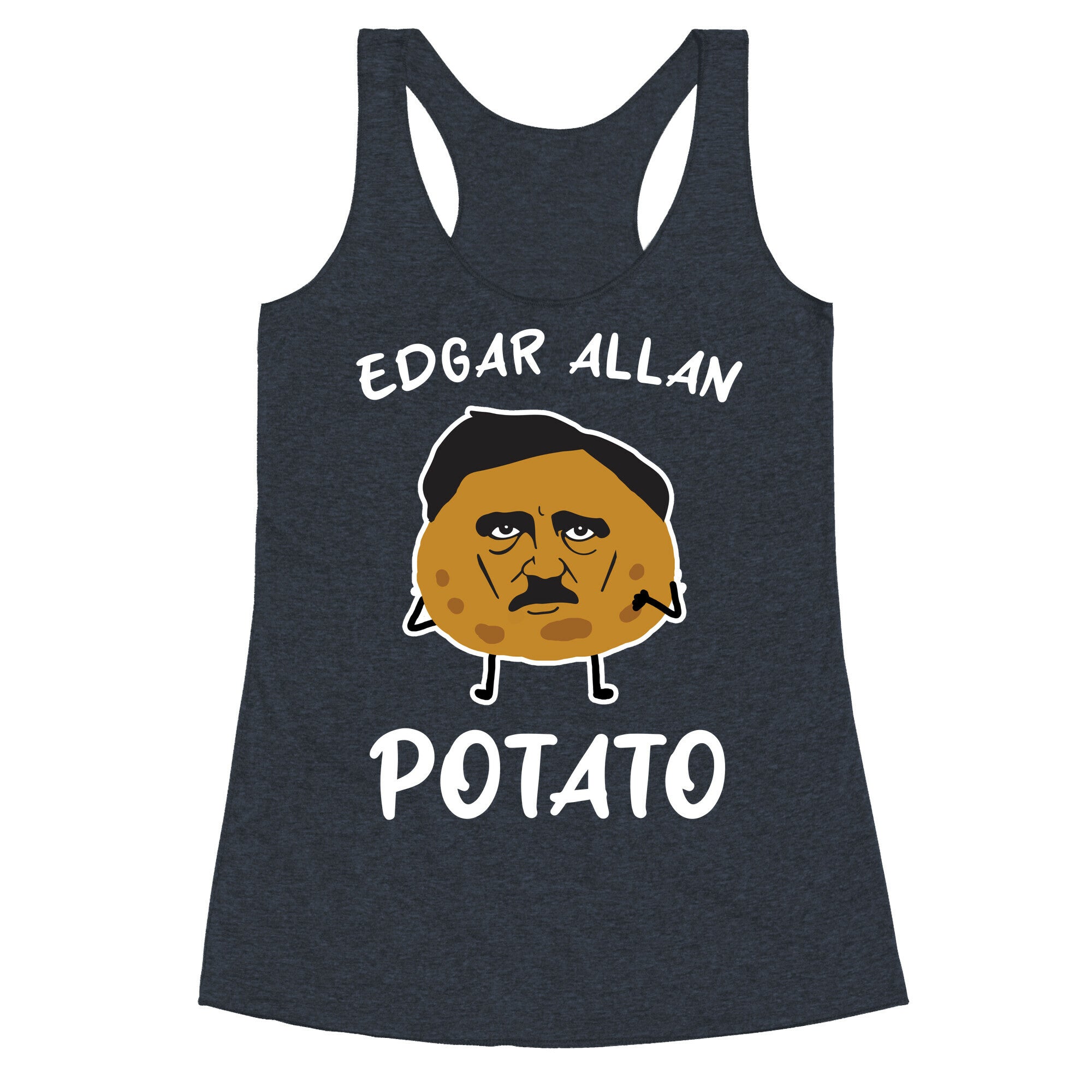 Edgar Allan Potato  Racerback Tank