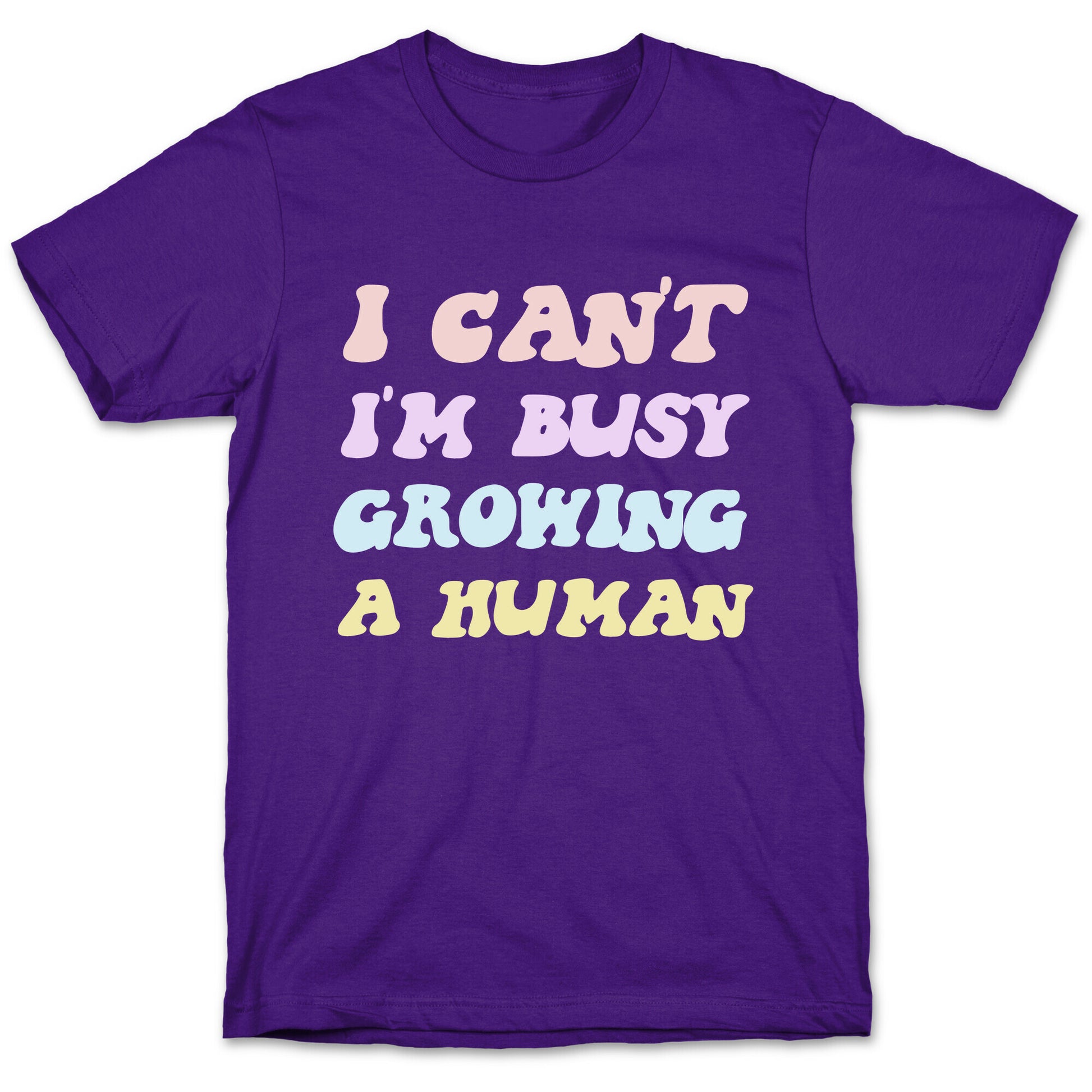 I Can't I'm Busy Growing A Human T-Shirt
