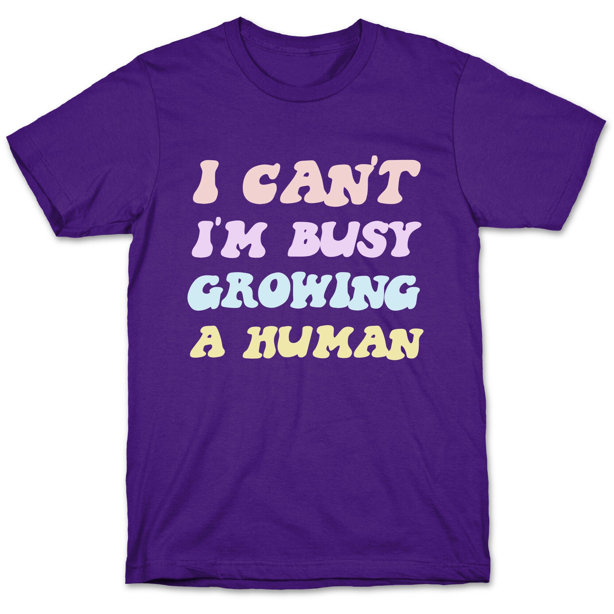 I Can't I'm Busy Growing A Human T-Shirt