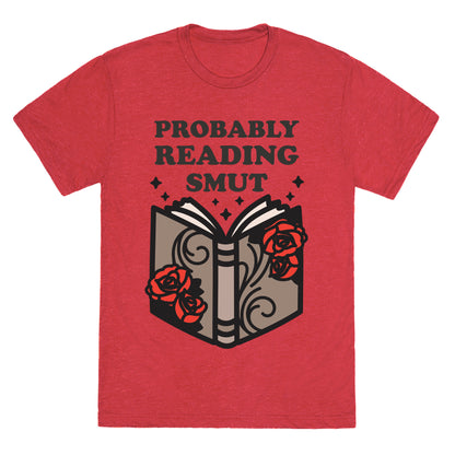 Probably Reading Smut Unisex Triblend Tee