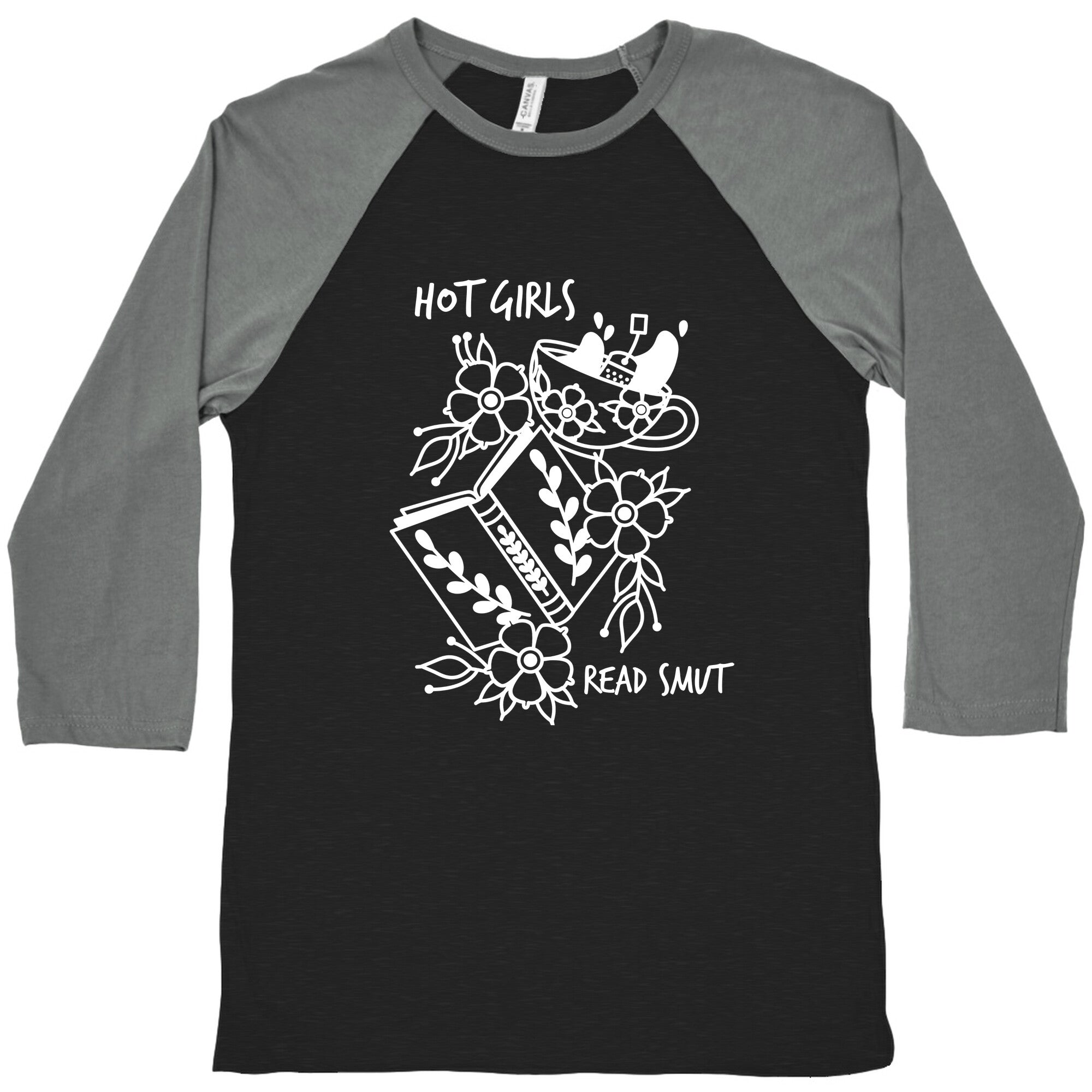 Hot Girls Read Smut Baseball Tee