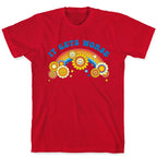 It Gets Worse Retro Flowers T-Shirt