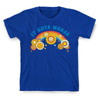 It Gets Worse Retro Flowers T-Shirt
