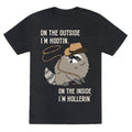 On The Outside I'm Hootin, On The Inside I'm Hollerin' Unisex Triblend Tee