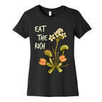 Eat The Rich Venus Fly Trap Women's Cotton Tee