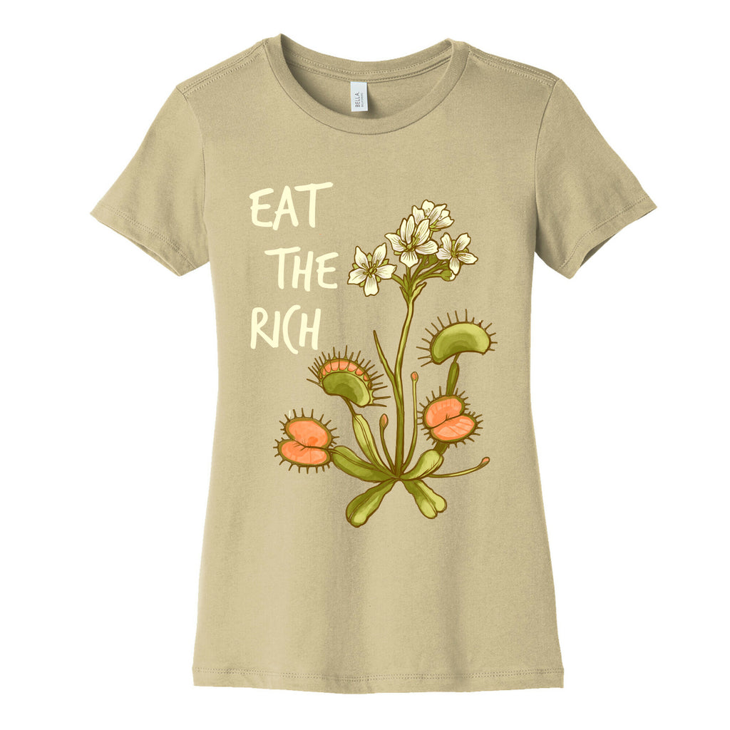 Eat The Rich Venus Fly Trap Women's Cotton Tee