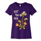Eat The Rich Venus Fly Trap Women's Cotton Tee