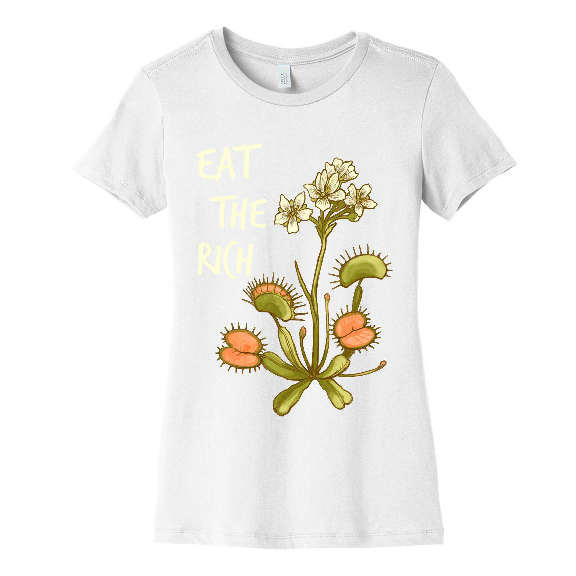 Eat The Rich Venus Fly Trap Women's Cotton Tee
