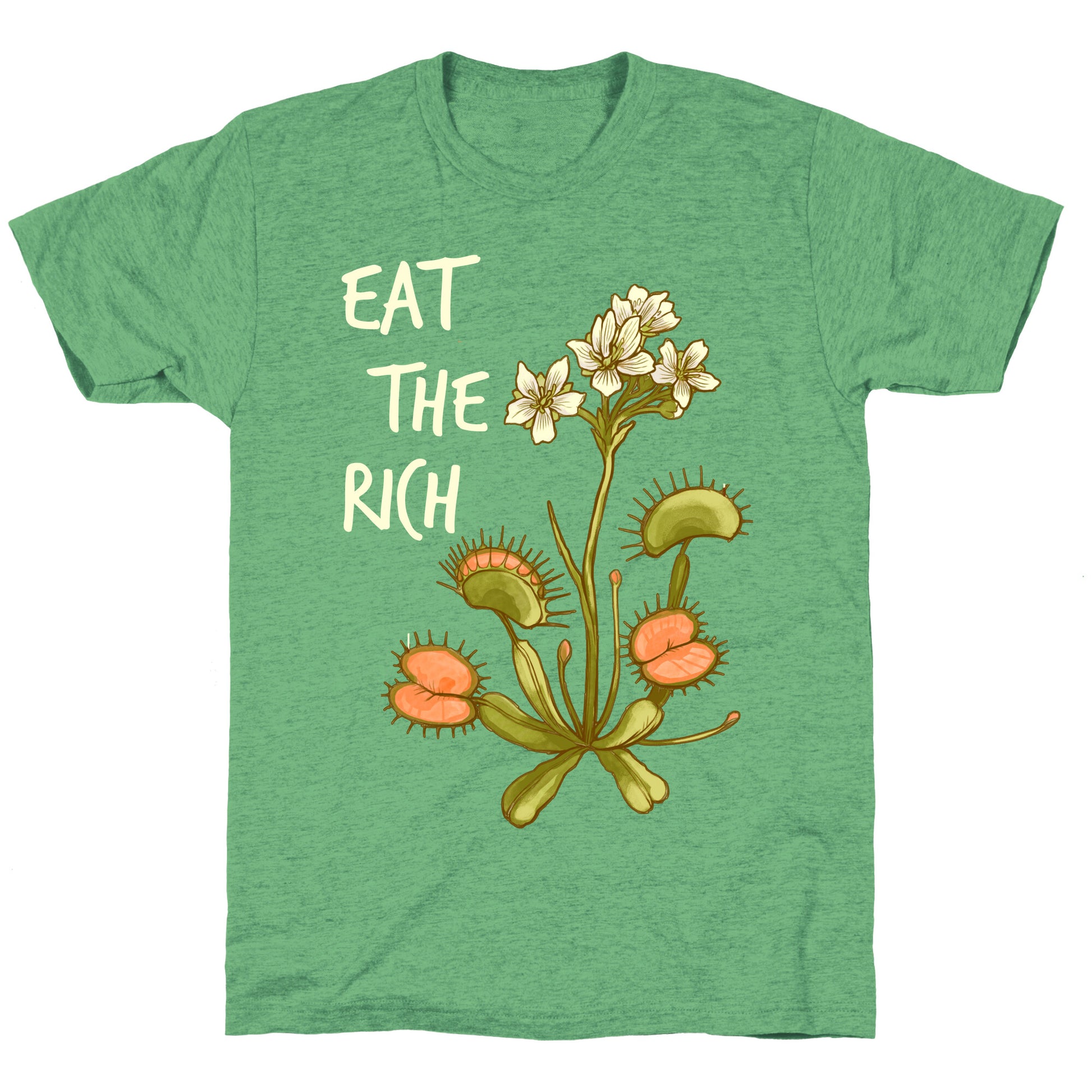 Eat The Rich Venus Fly Trap Unisex Triblend Tee