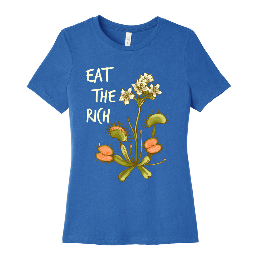 Eat The Rich Venus Fly Trap Women's Cotton Tee
