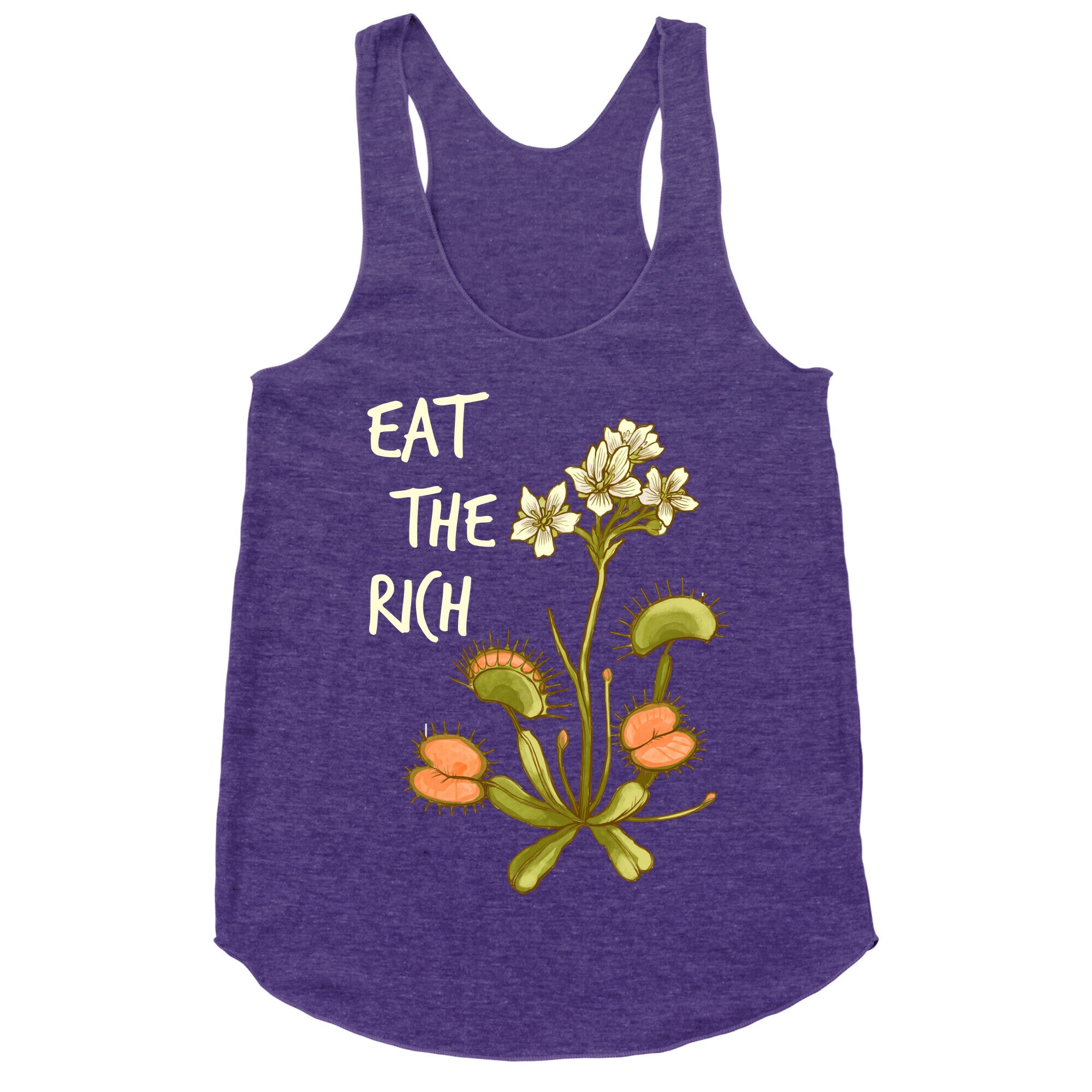 Eat The Rich Venus Fly Trap Racerback Tank