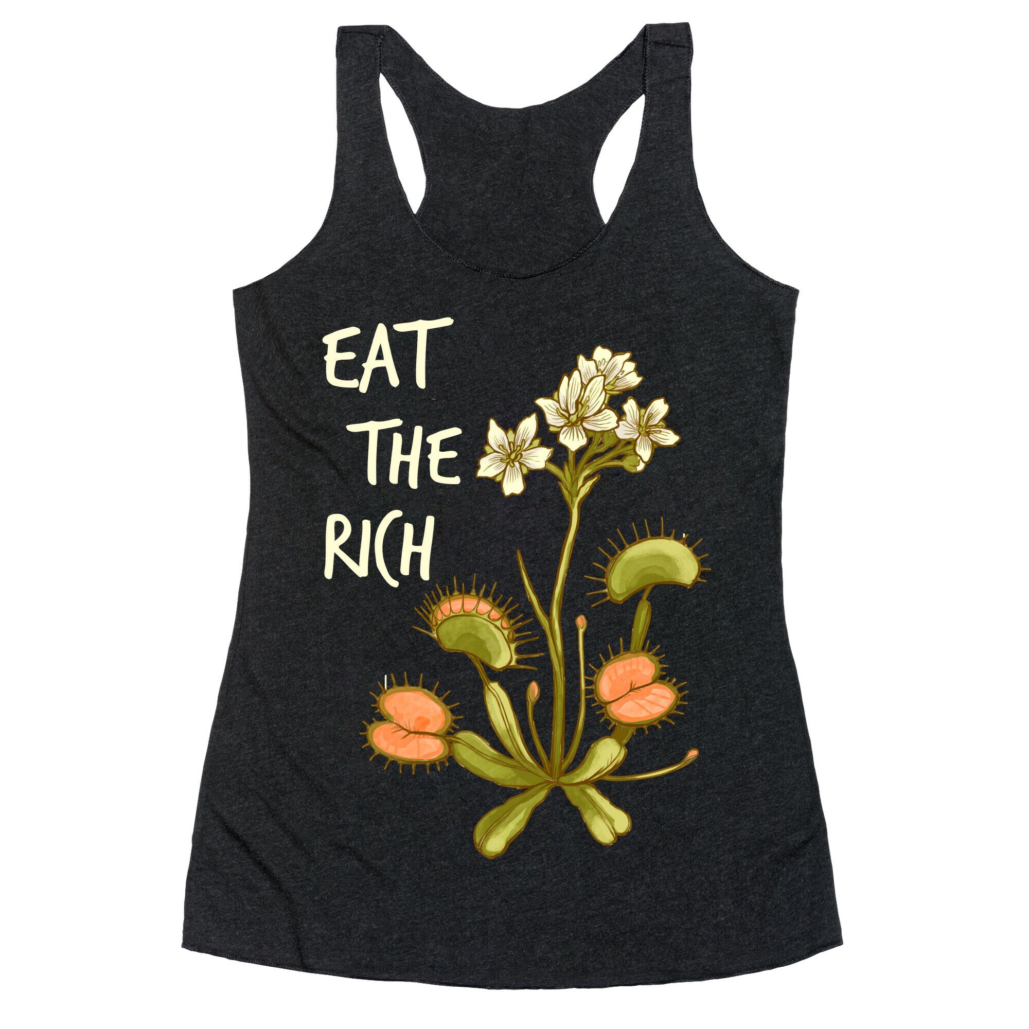 Eat The Rich Venus Fly Trap Racerback Tank