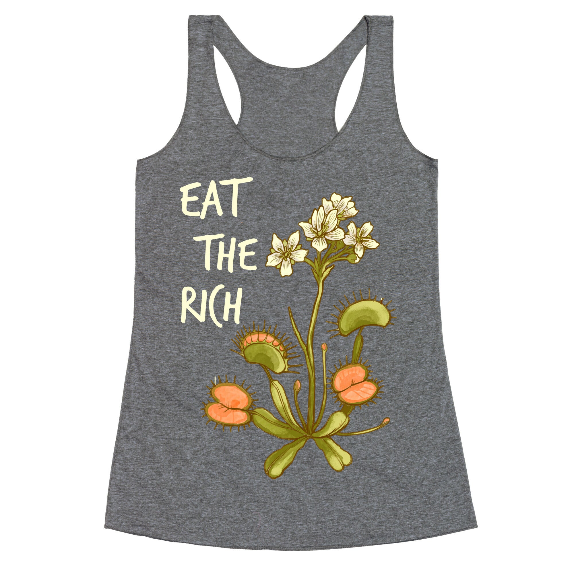 Eat The Rich Venus Fly Trap Racerback Tank