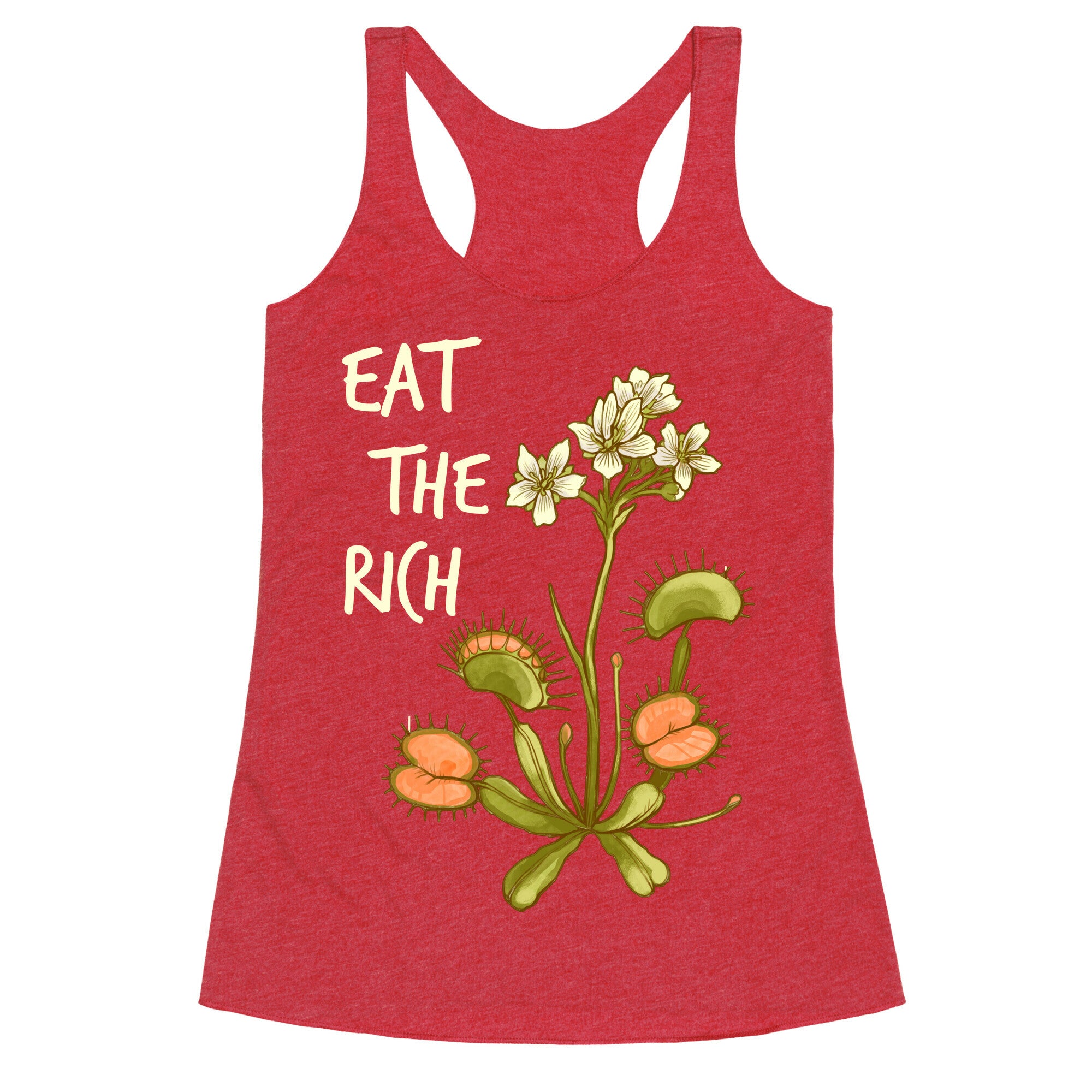 Eat The Rich Venus Fly Trap Racerback Tank