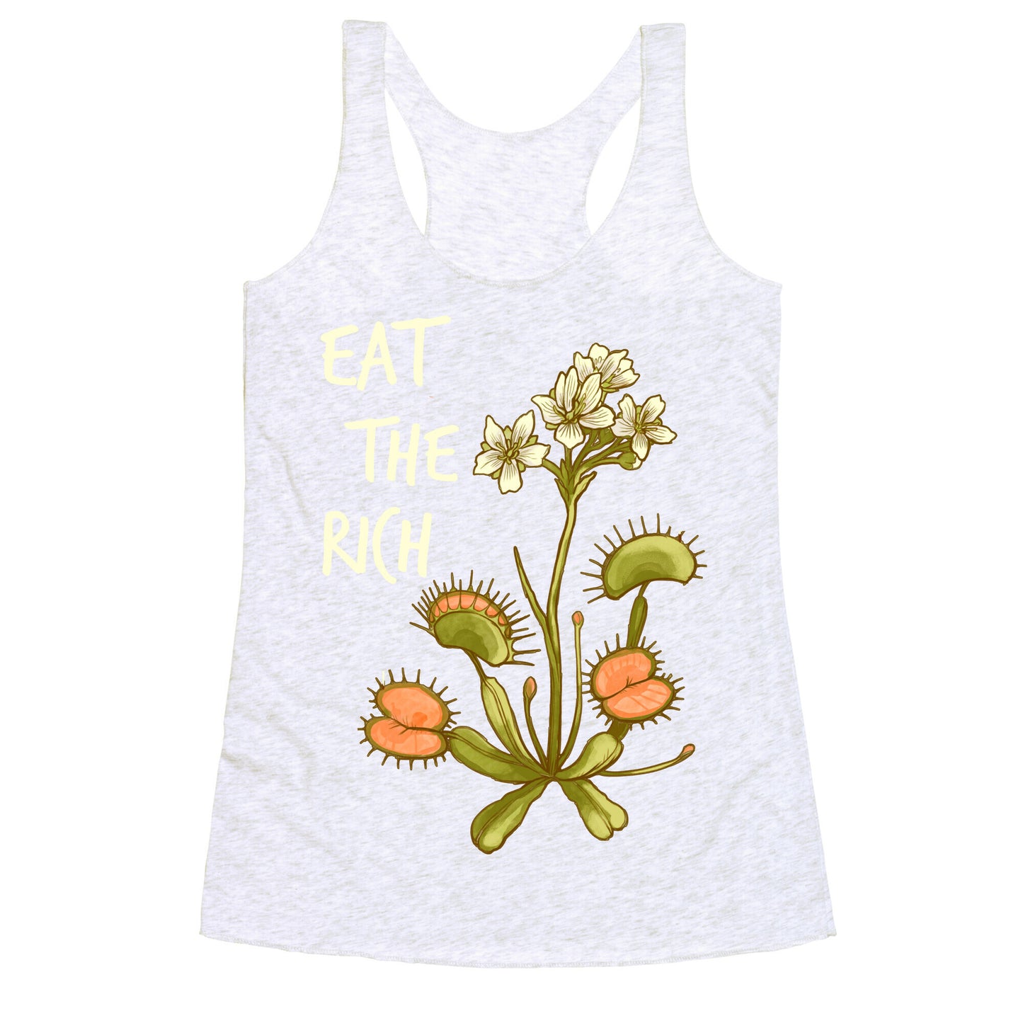 Eat The Rich Venus Fly Trap Racerback Tank