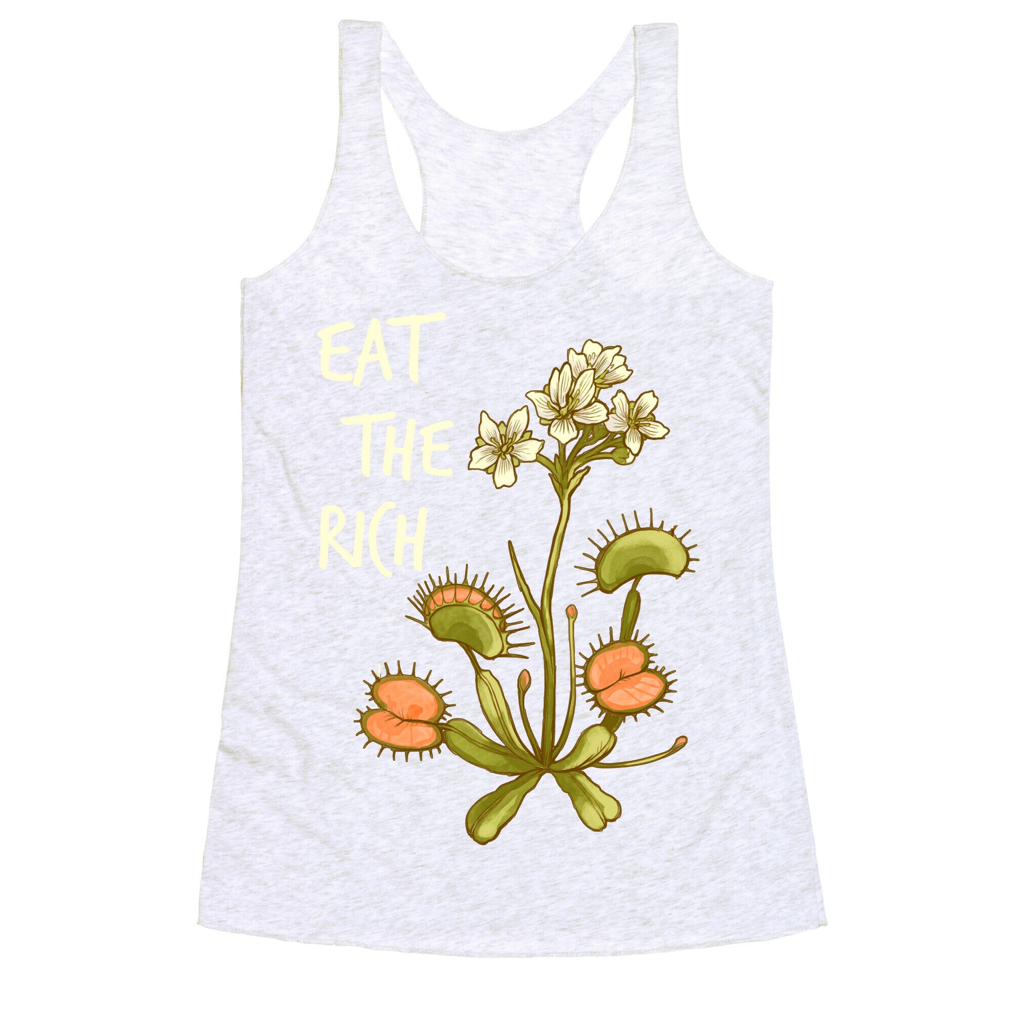 Eat The Rich Venus Fly Trap Racerback Tank