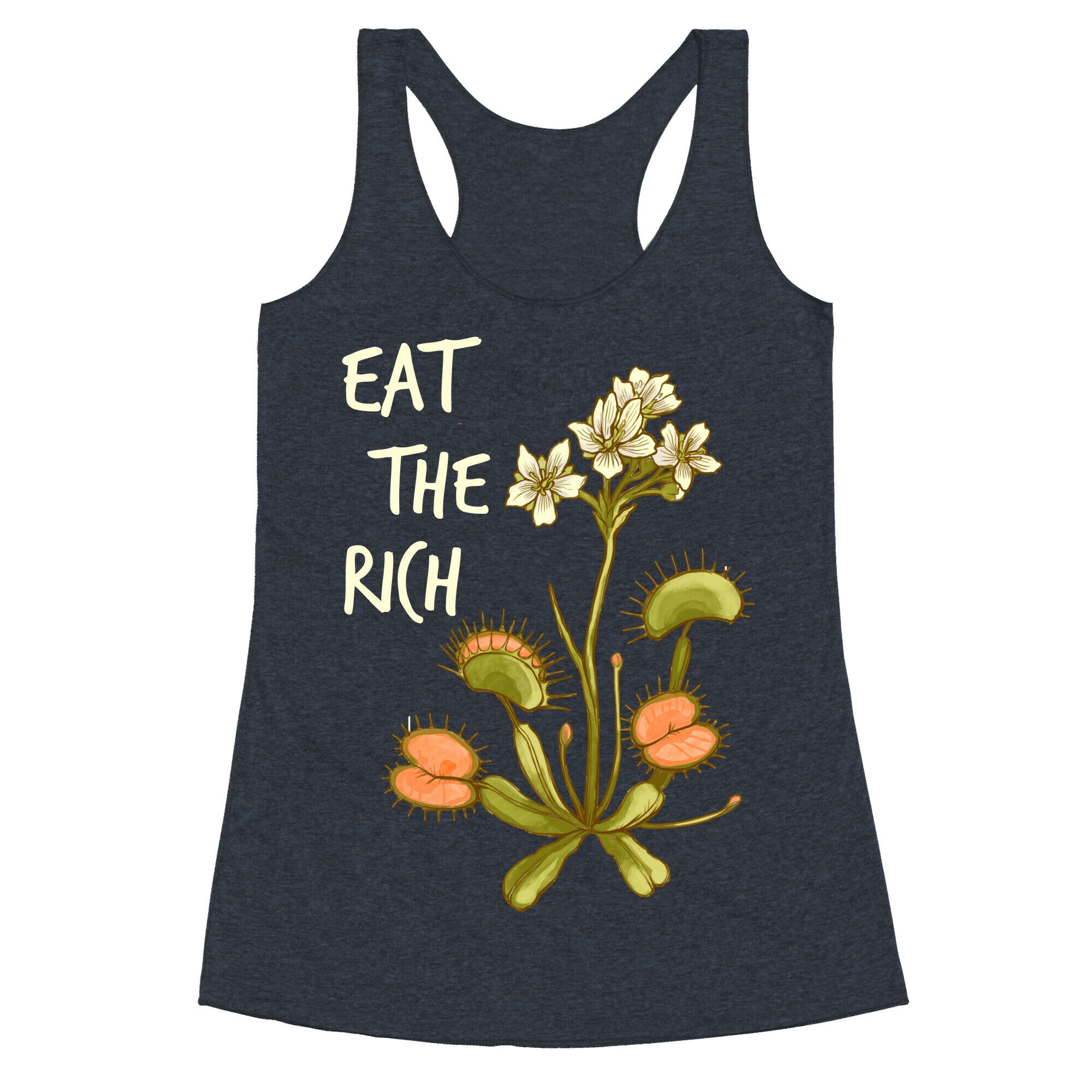 Eat The Rich Venus Fly Trap Racerback Tank