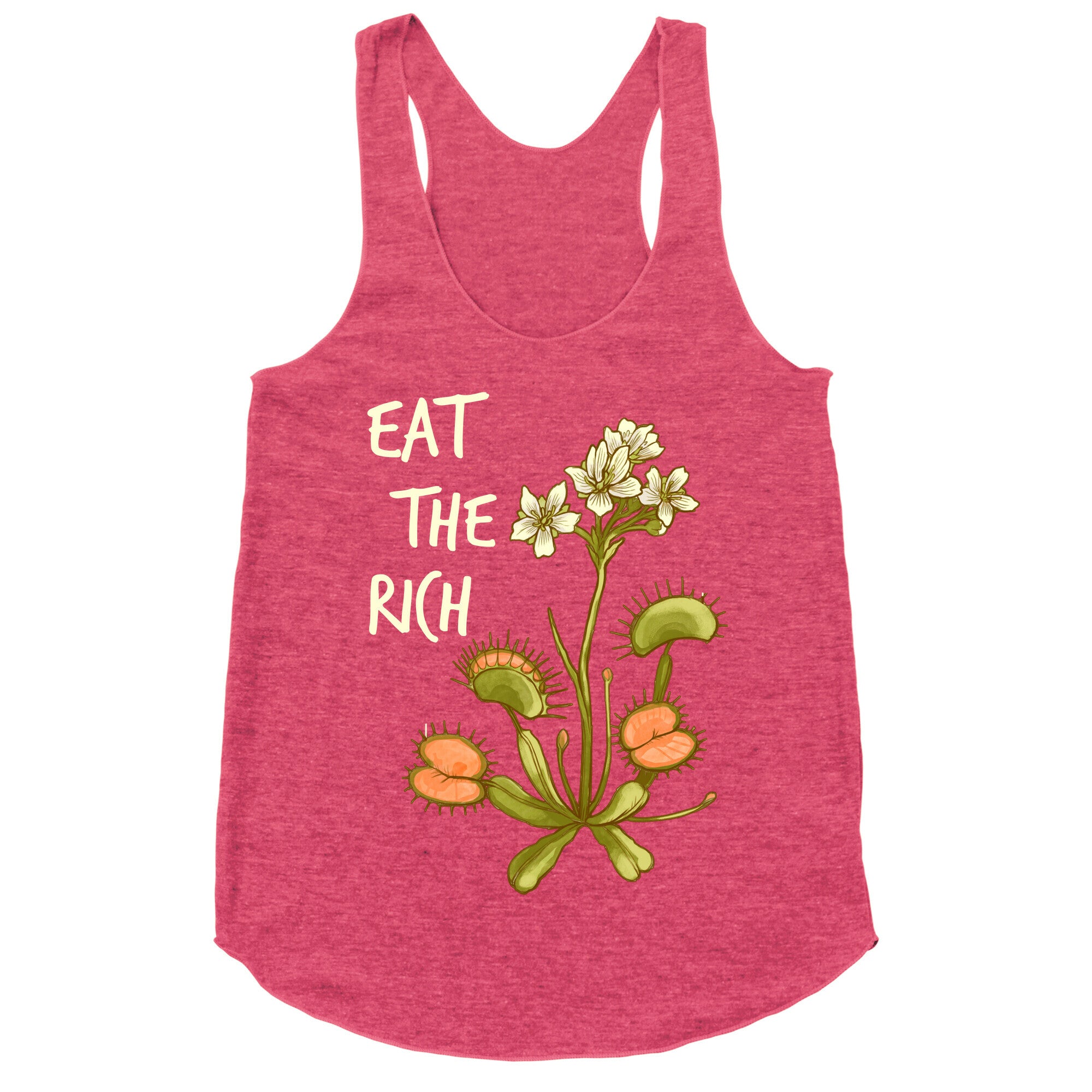 Eat The Rich Venus Fly Trap Racerback Tank