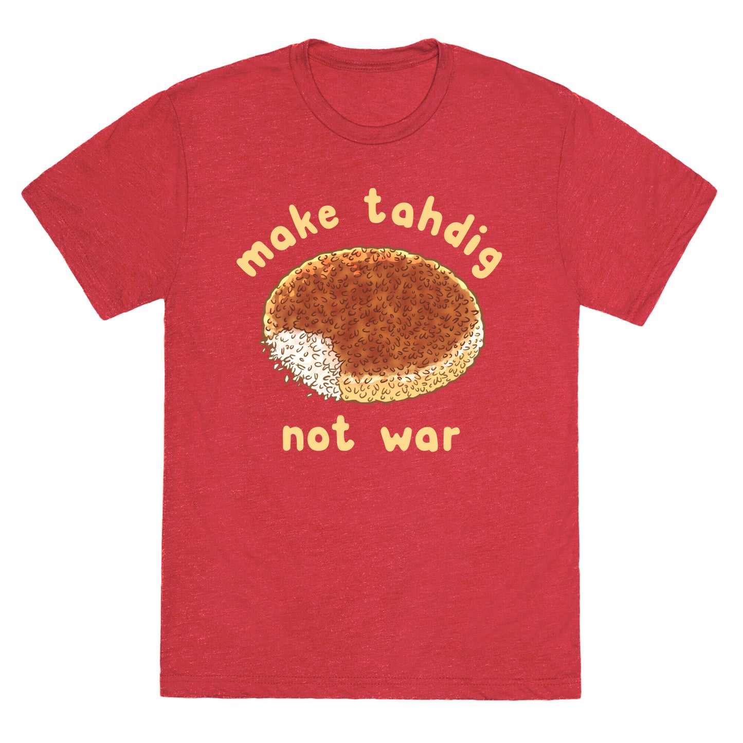 Make Tahdig Not War Unisex Triblend Tee