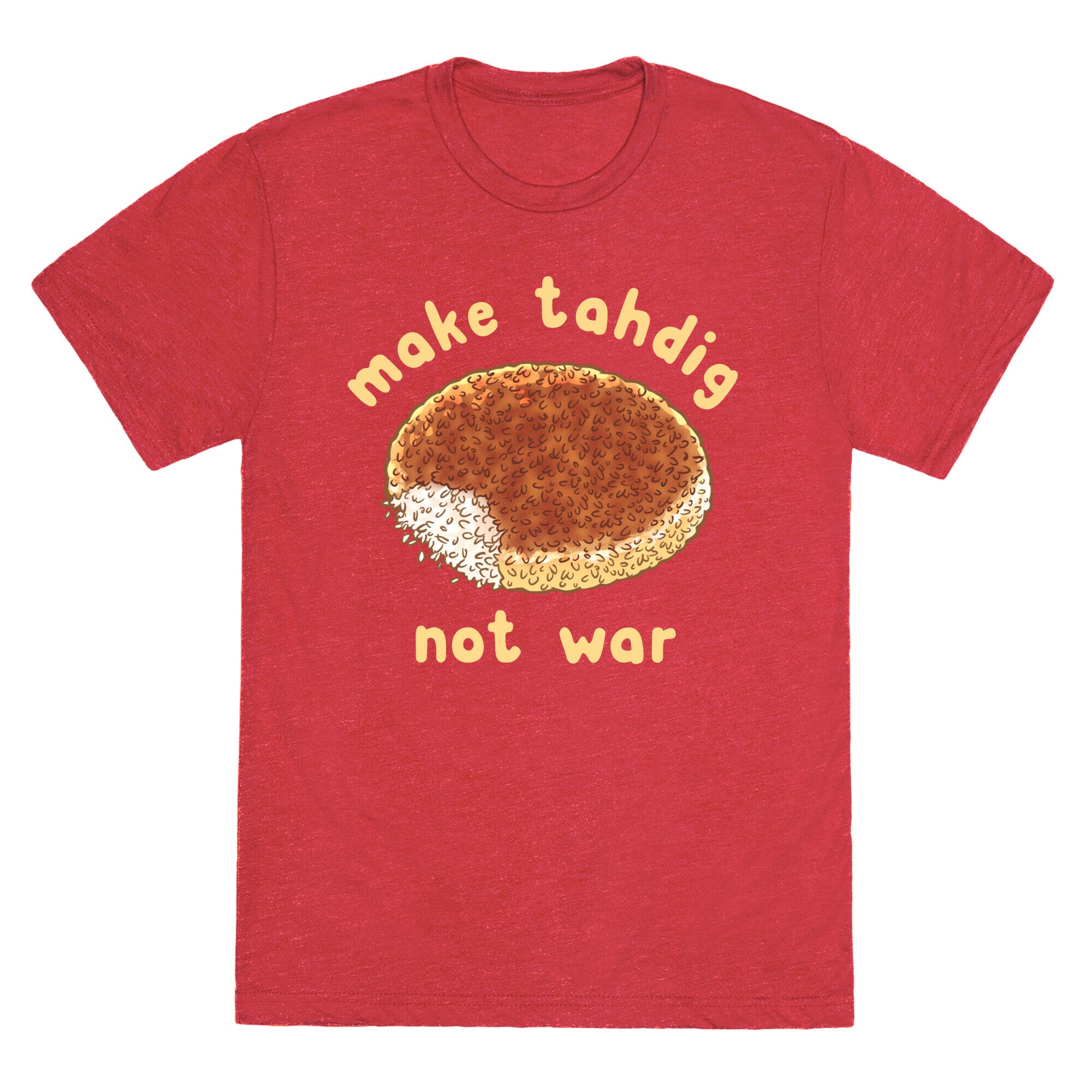 Make Tahdig Not War Unisex Triblend Tee