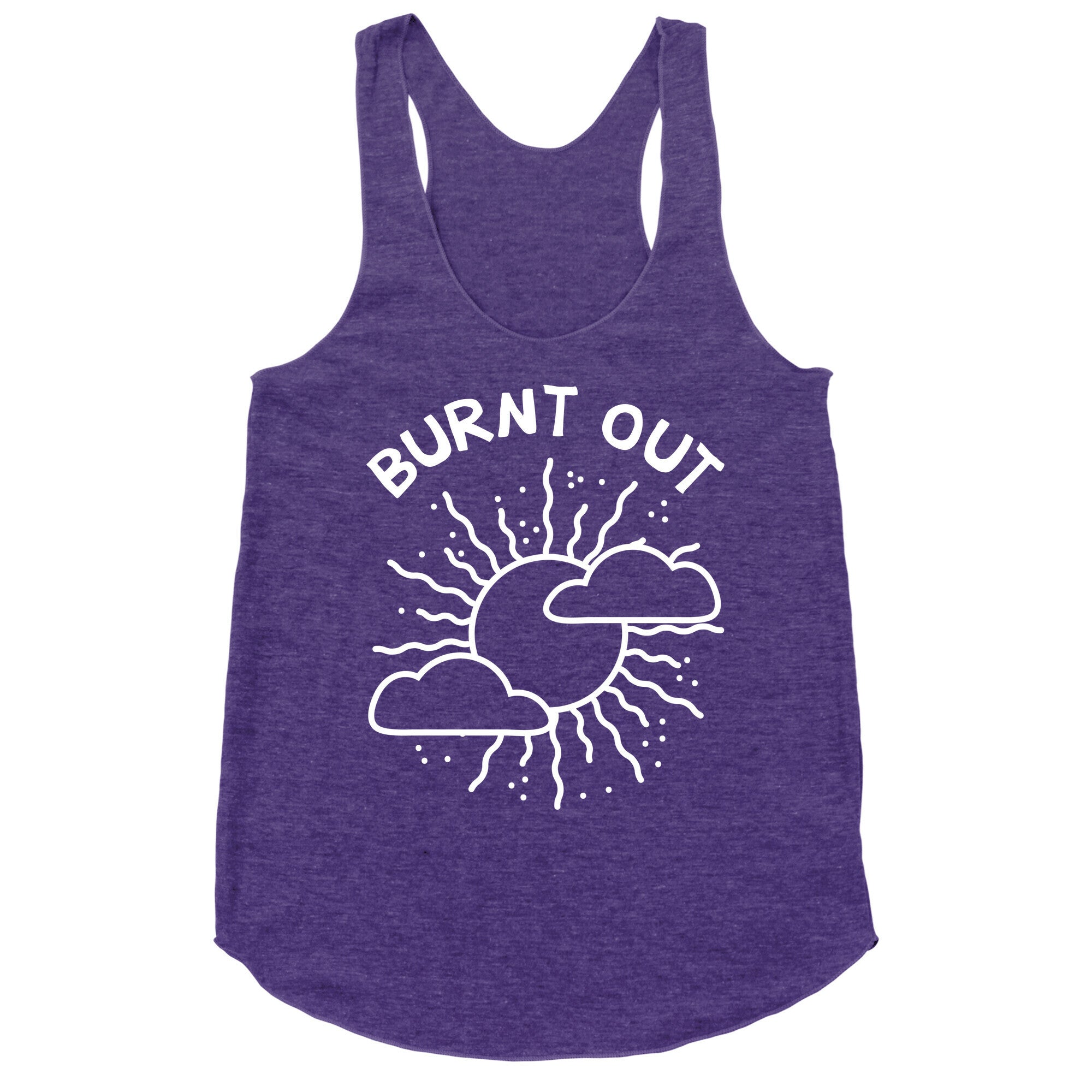 Burnt Out Racerback Tank