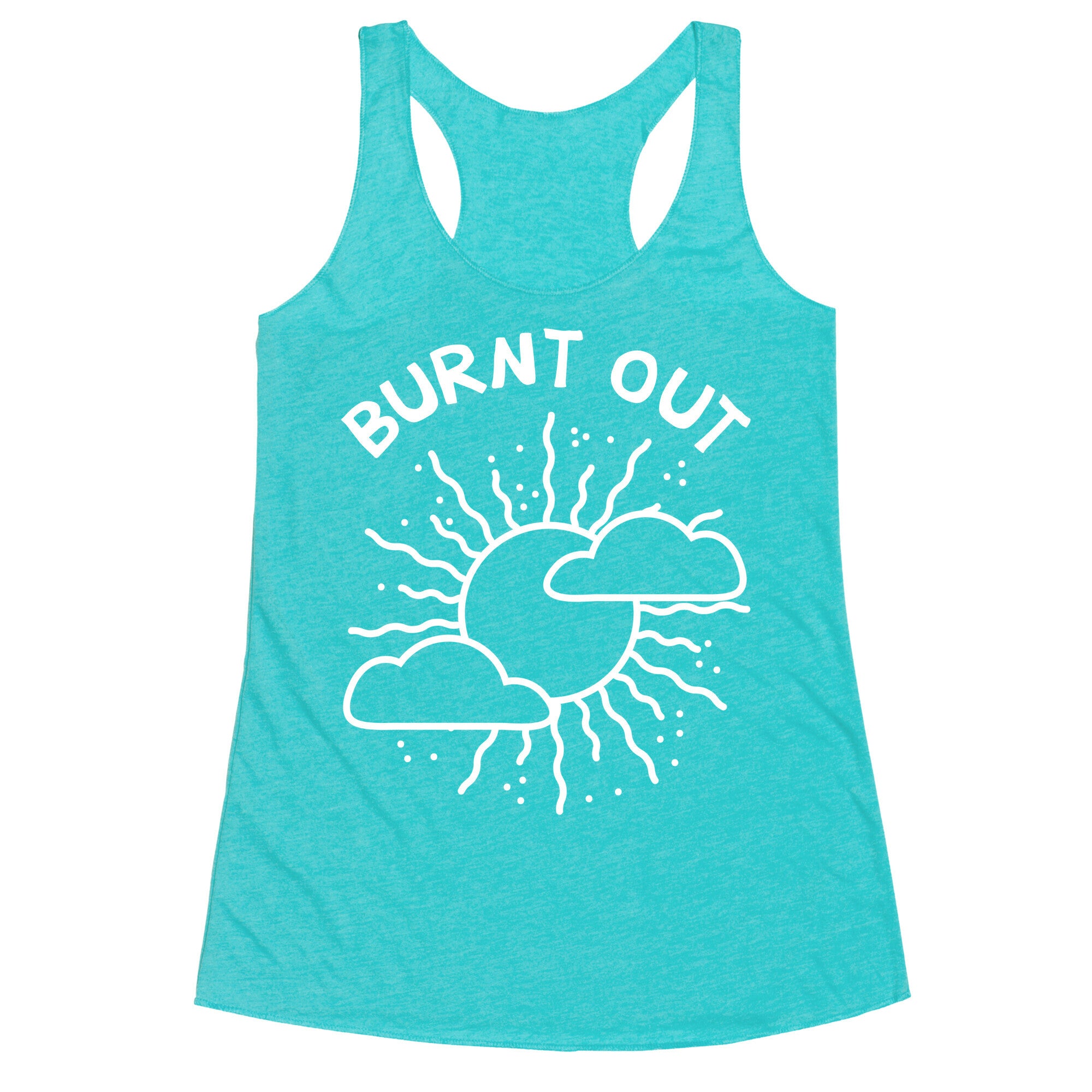 Burnt Out Racerback Tank