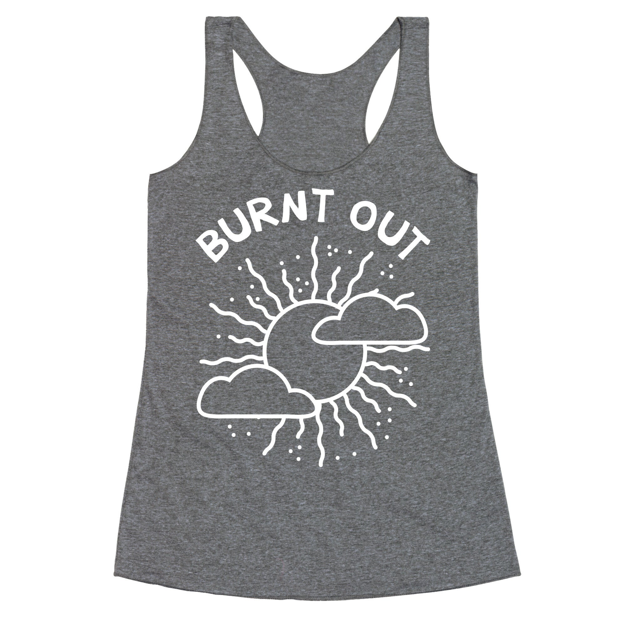 Burnt Out Racerback Tank