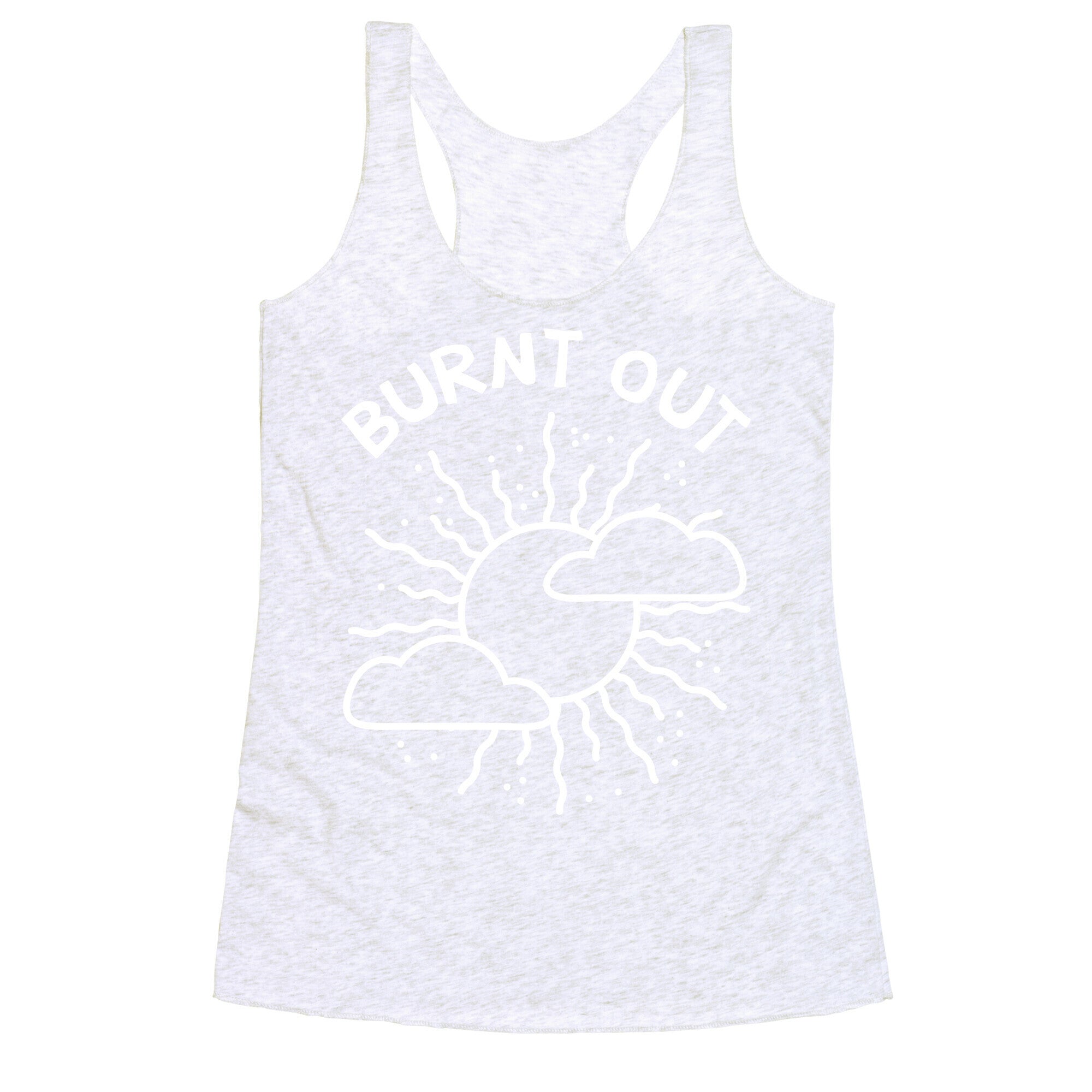 Burnt Out Racerback Tank