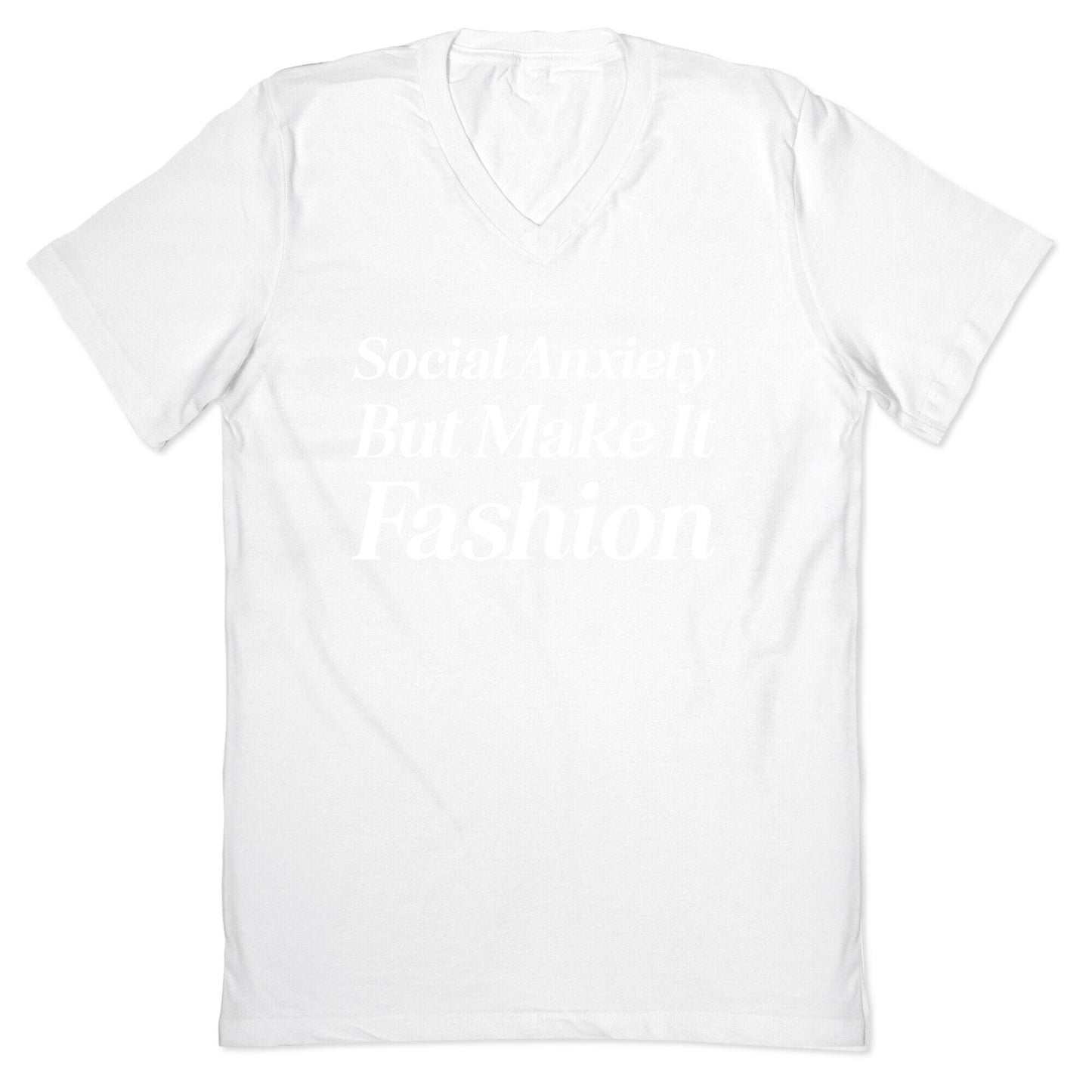 Social Anxiety But Make It Fashion V-Neck