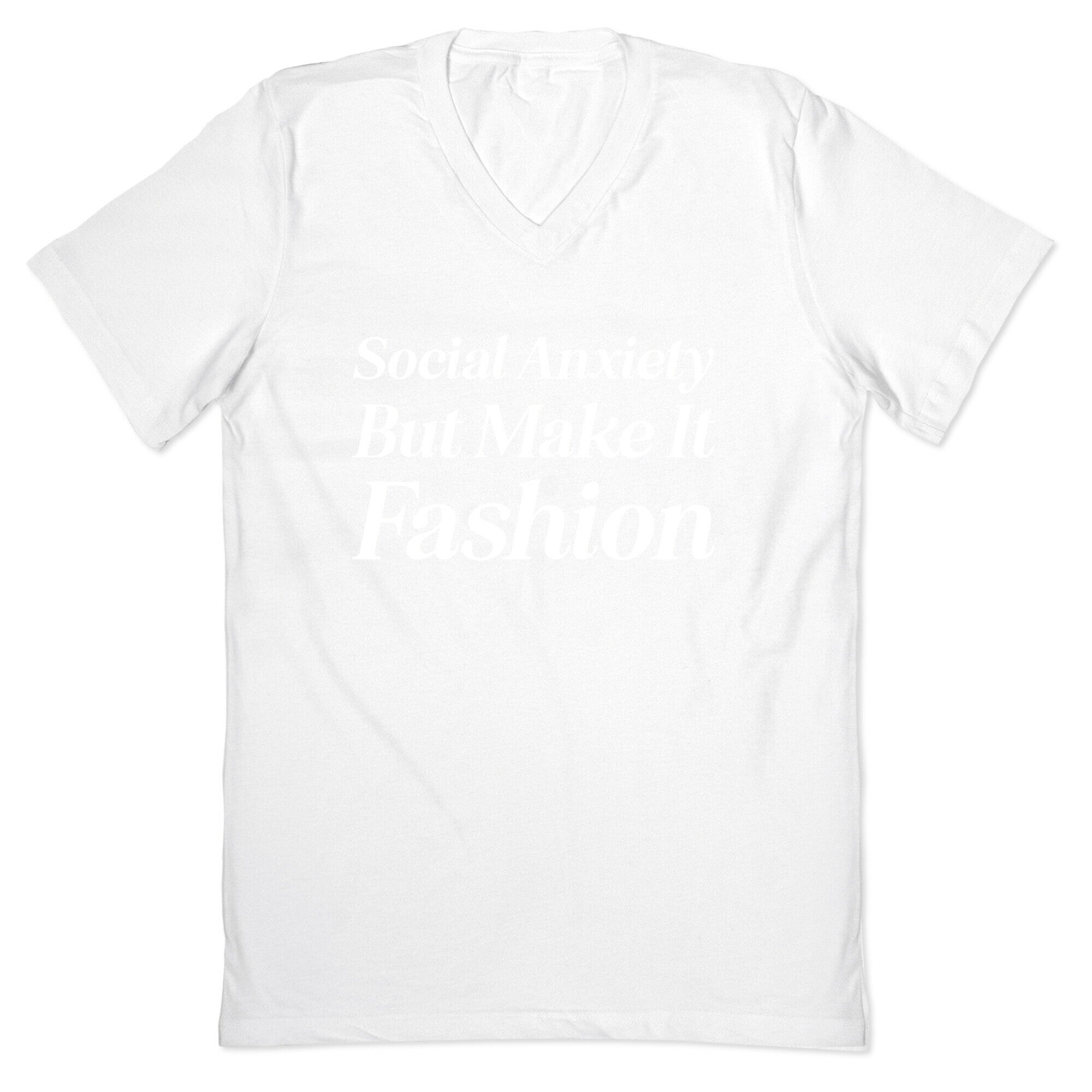 Social Anxiety But Make It Fashion V-Neck