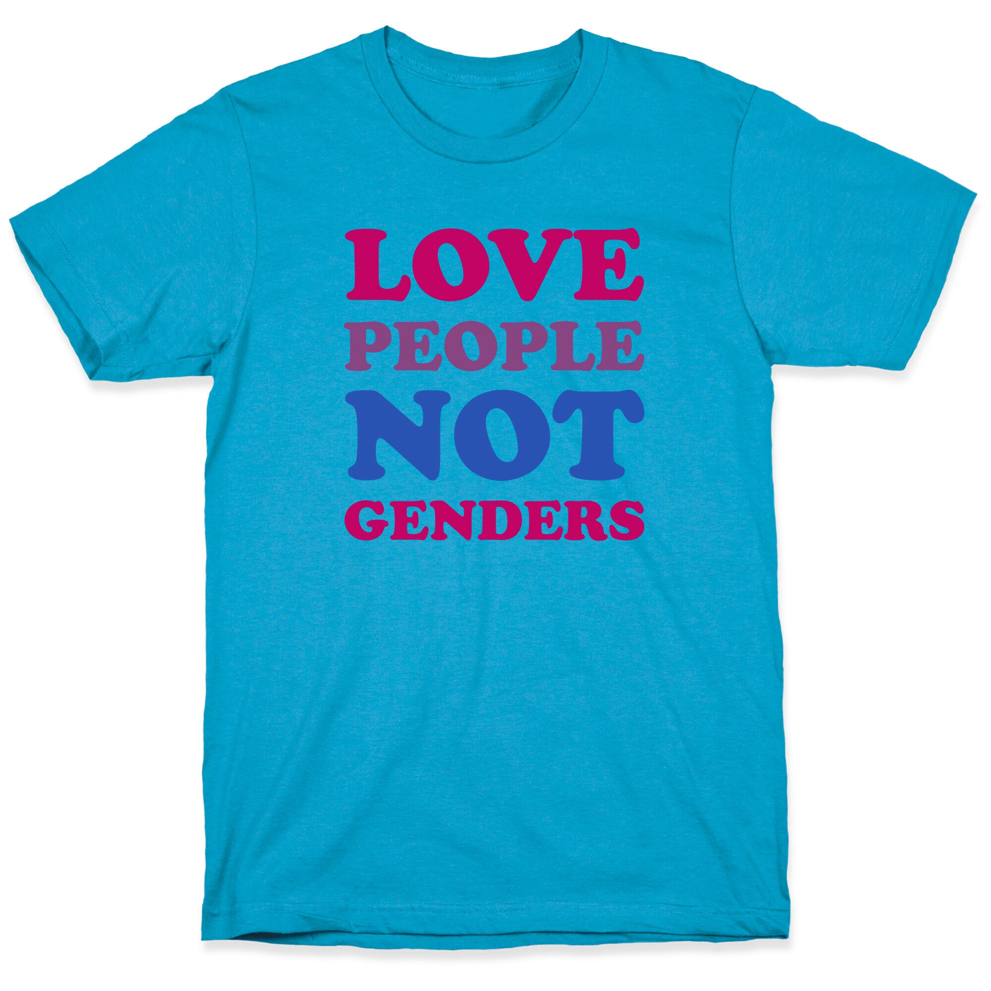 Love People Not Genders Unisex Triblend Tee